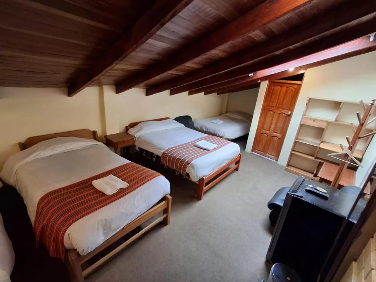 Bed in Andean Dreams Hotel