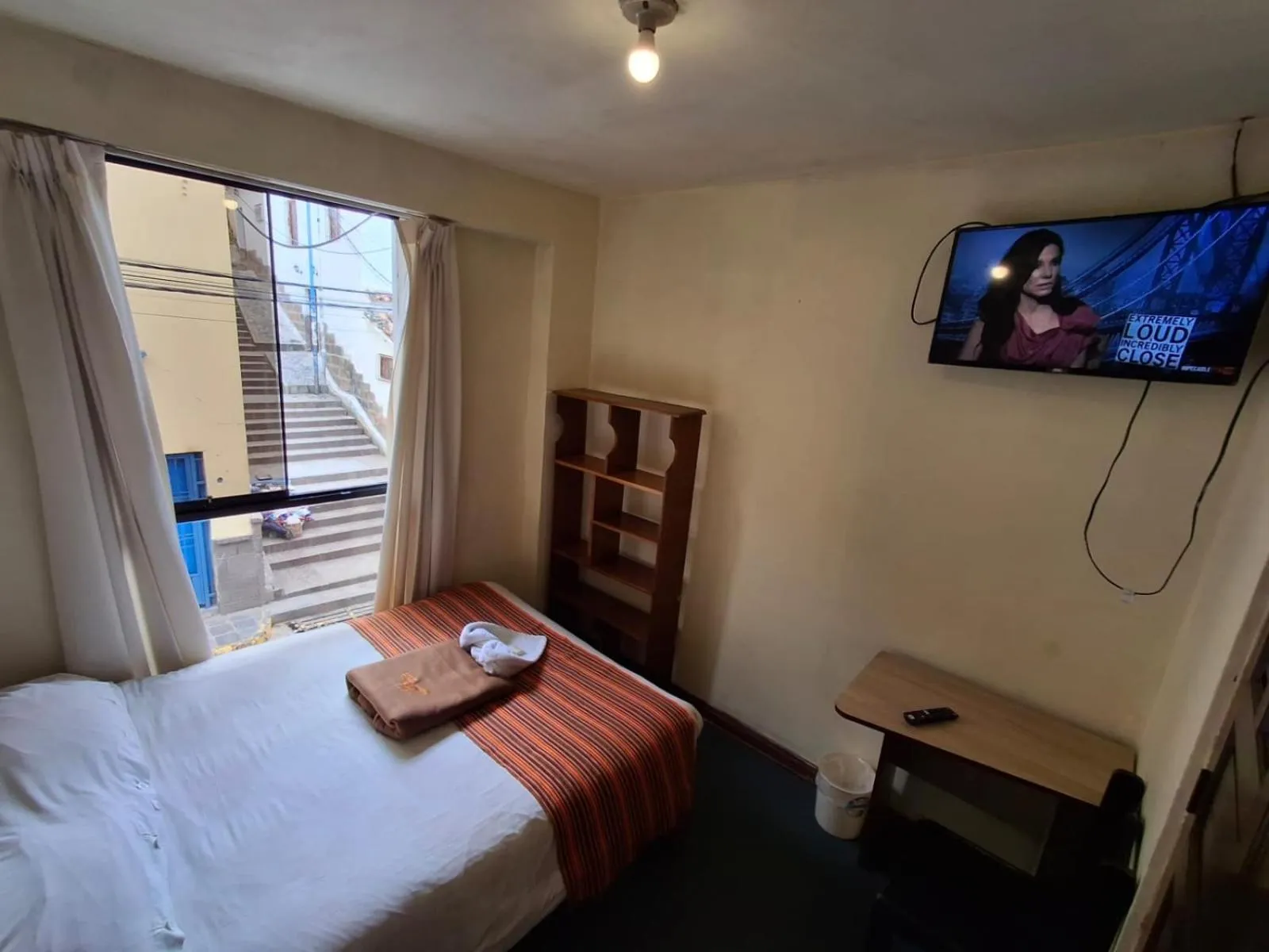 Bed in Andean Dreams Hotel