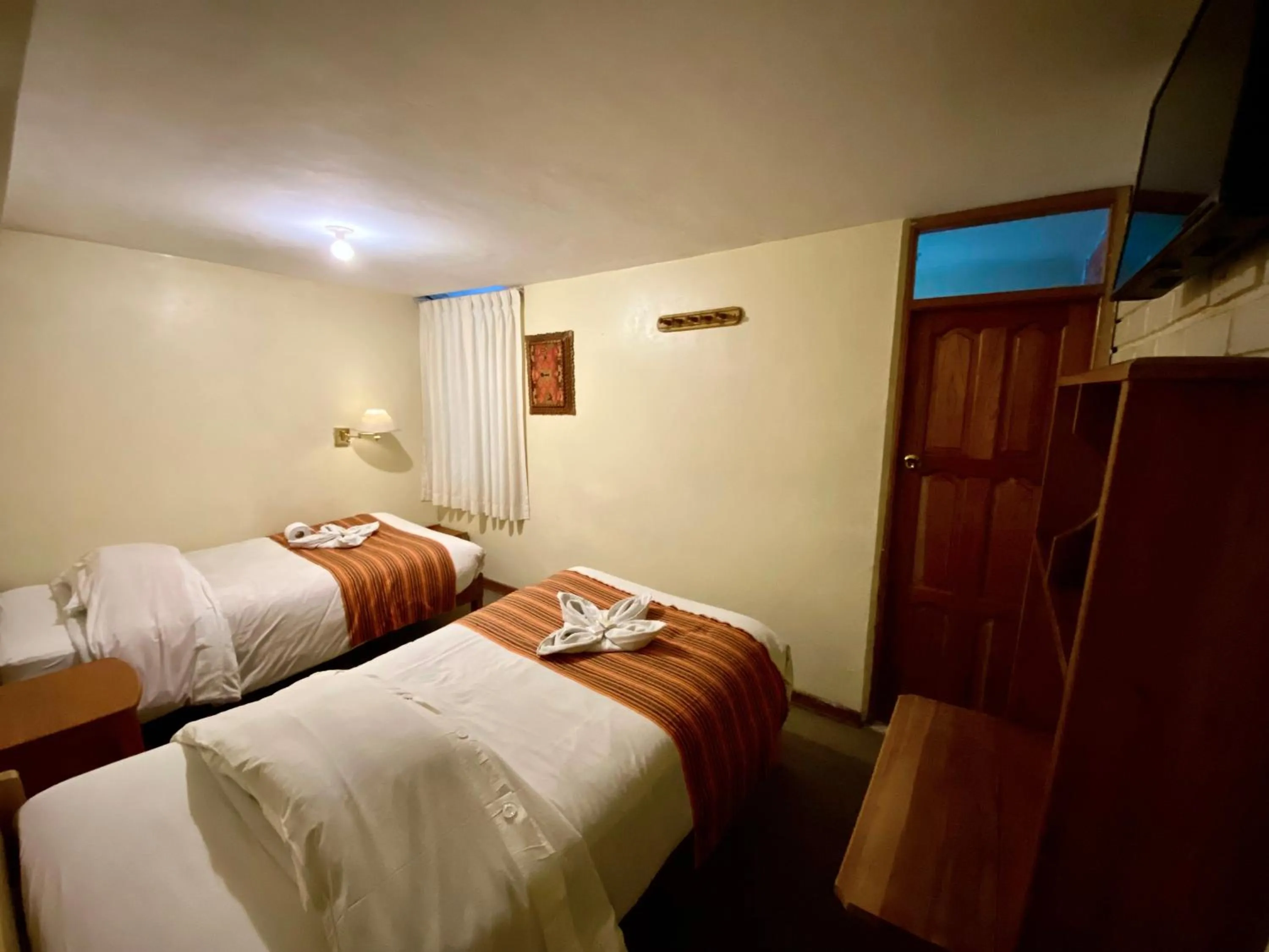 Bed in Andean Dreams Hotel