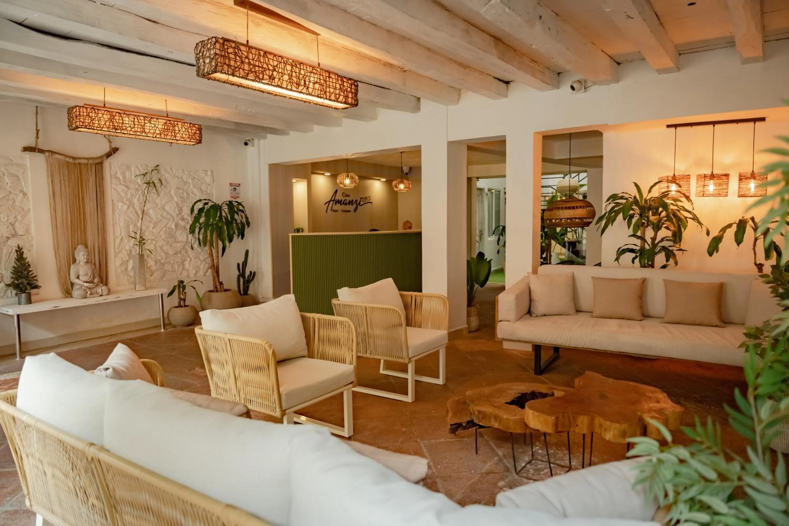 Living room in Casa Amanzi Cartagena by Bernalo Hotels