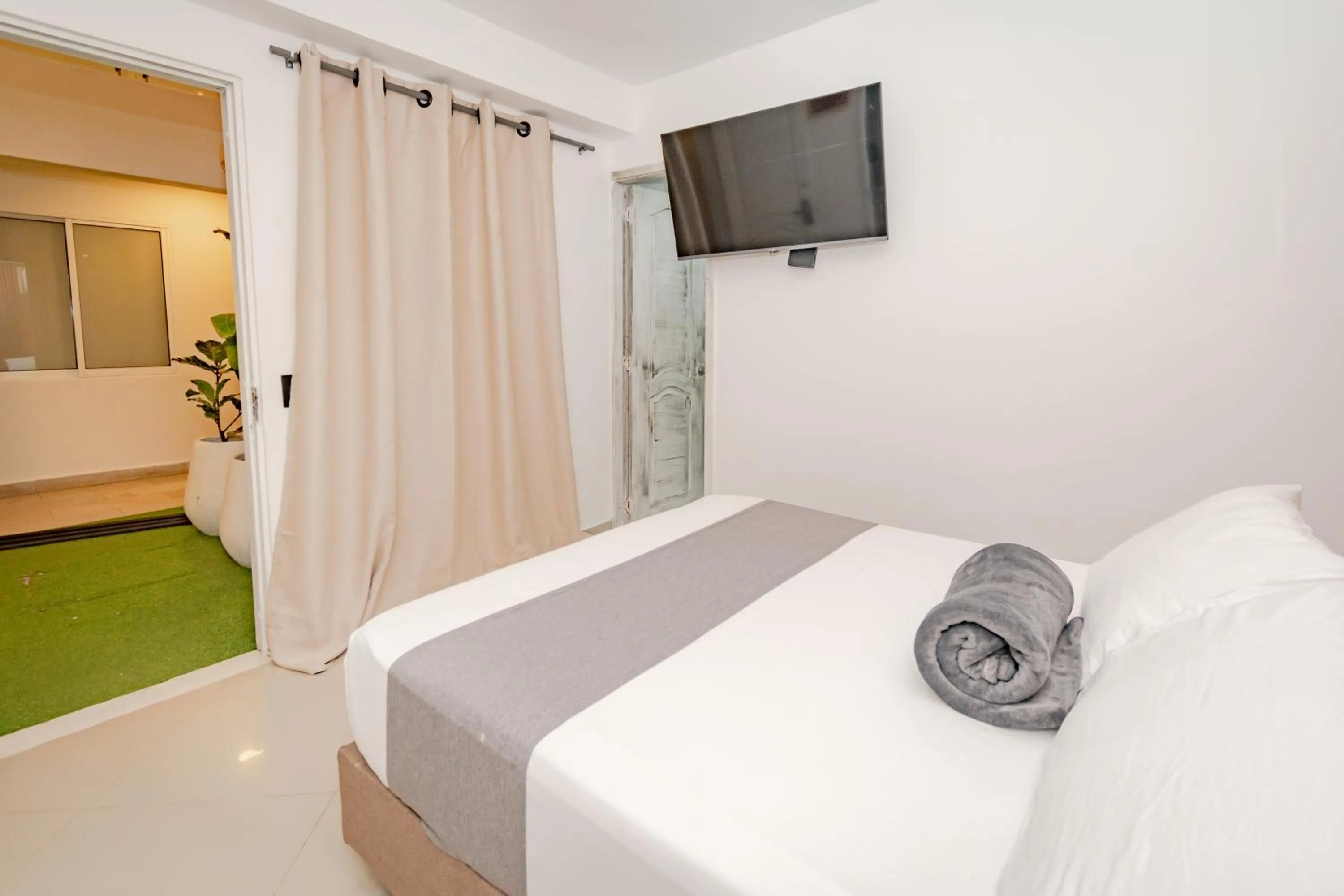 Decorative detail, Bed in Casa Amanzi Cartagena by Bernalo Hotels