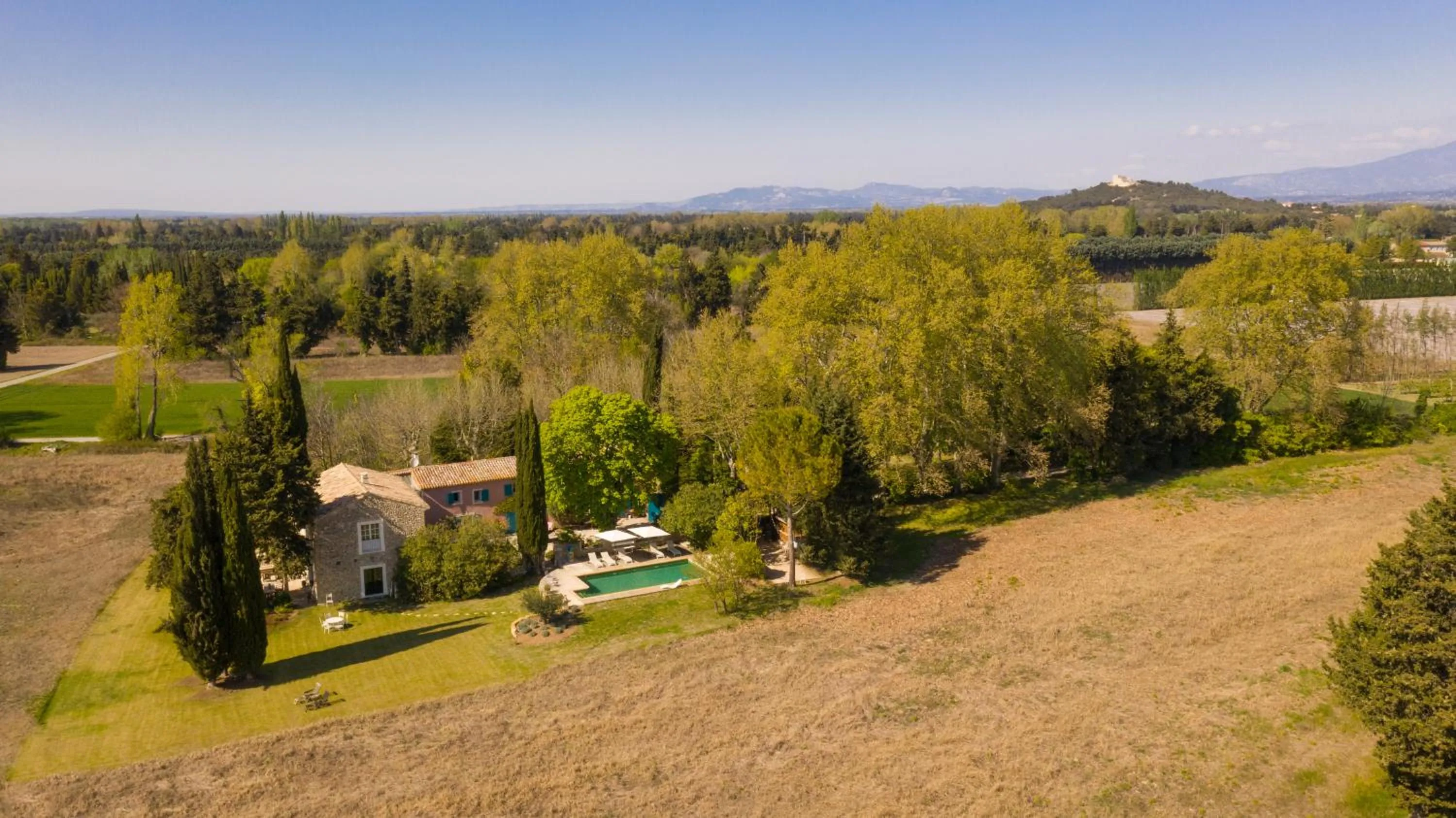 Bird's eye view in Le Mas de la Sorgue