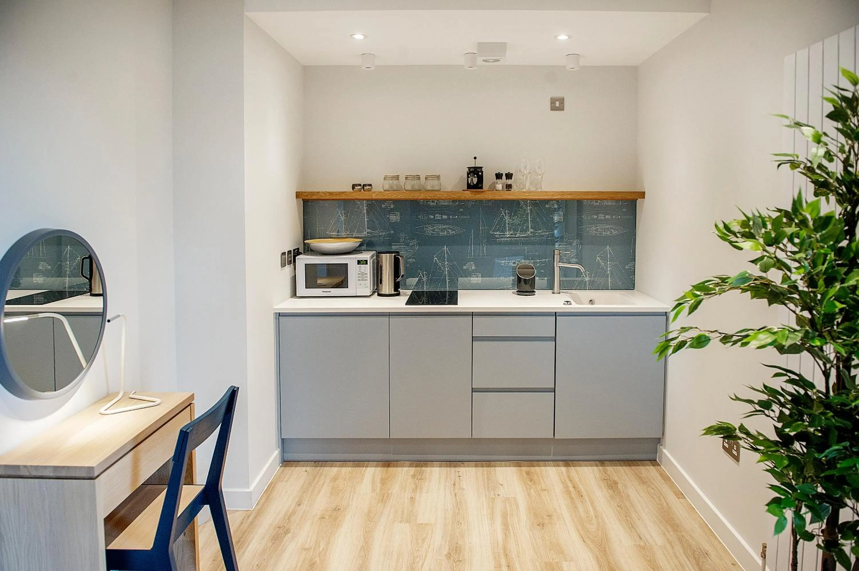Kitchen or kitchenette in The Salt Lodge