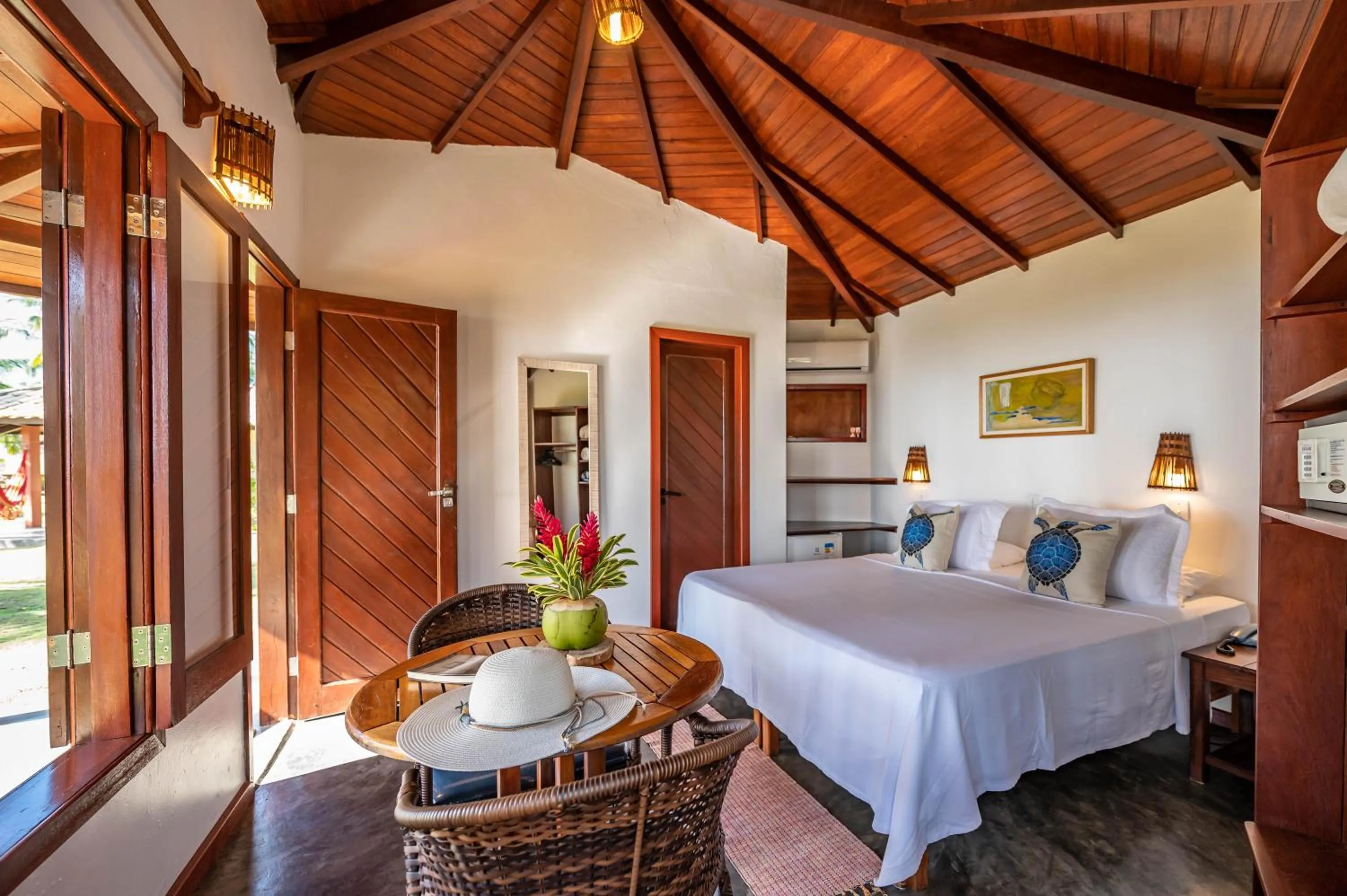 Bed in Pousada Lagoa do Cassange