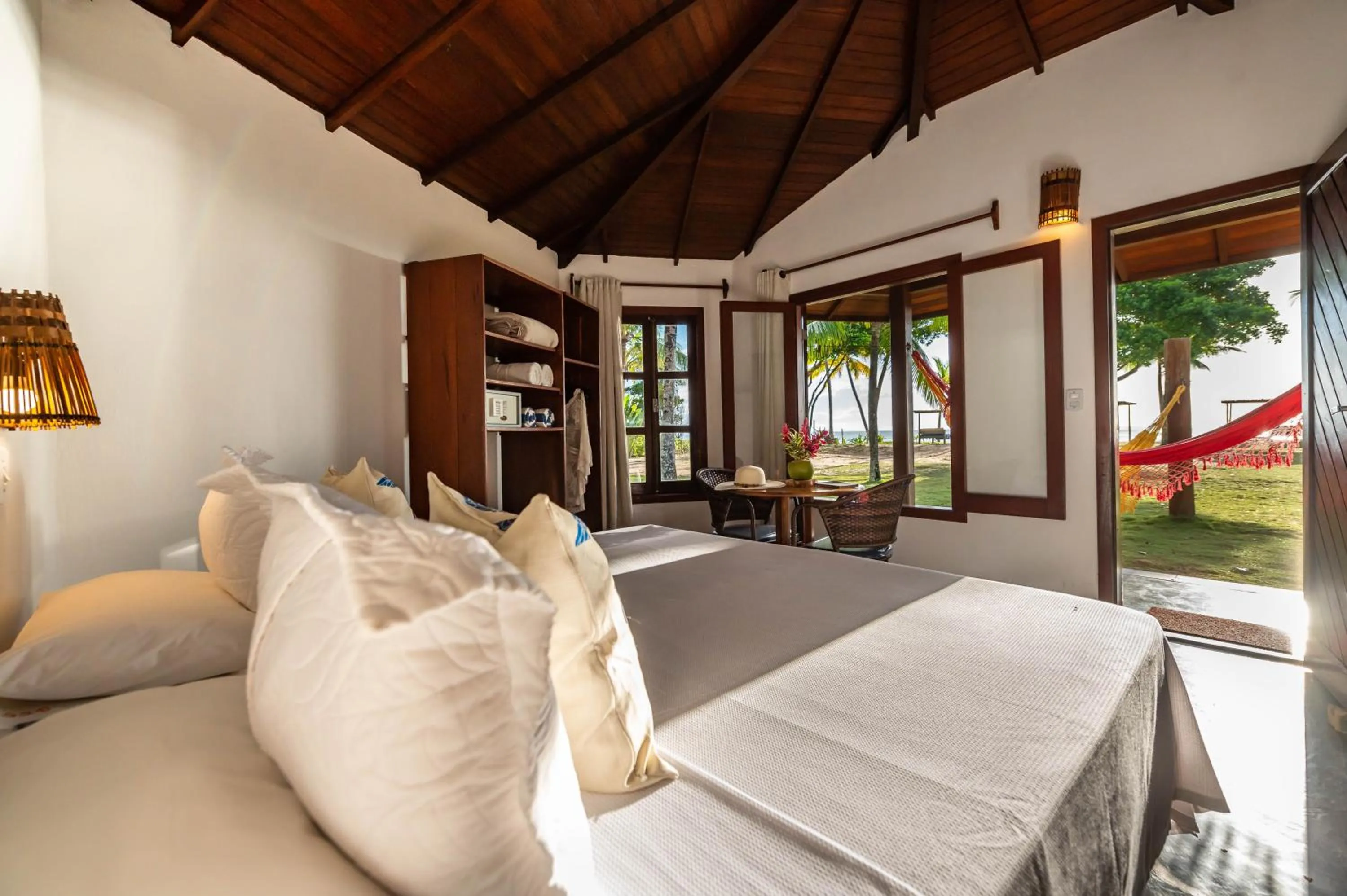 Bed in Pousada Lagoa do Cassange