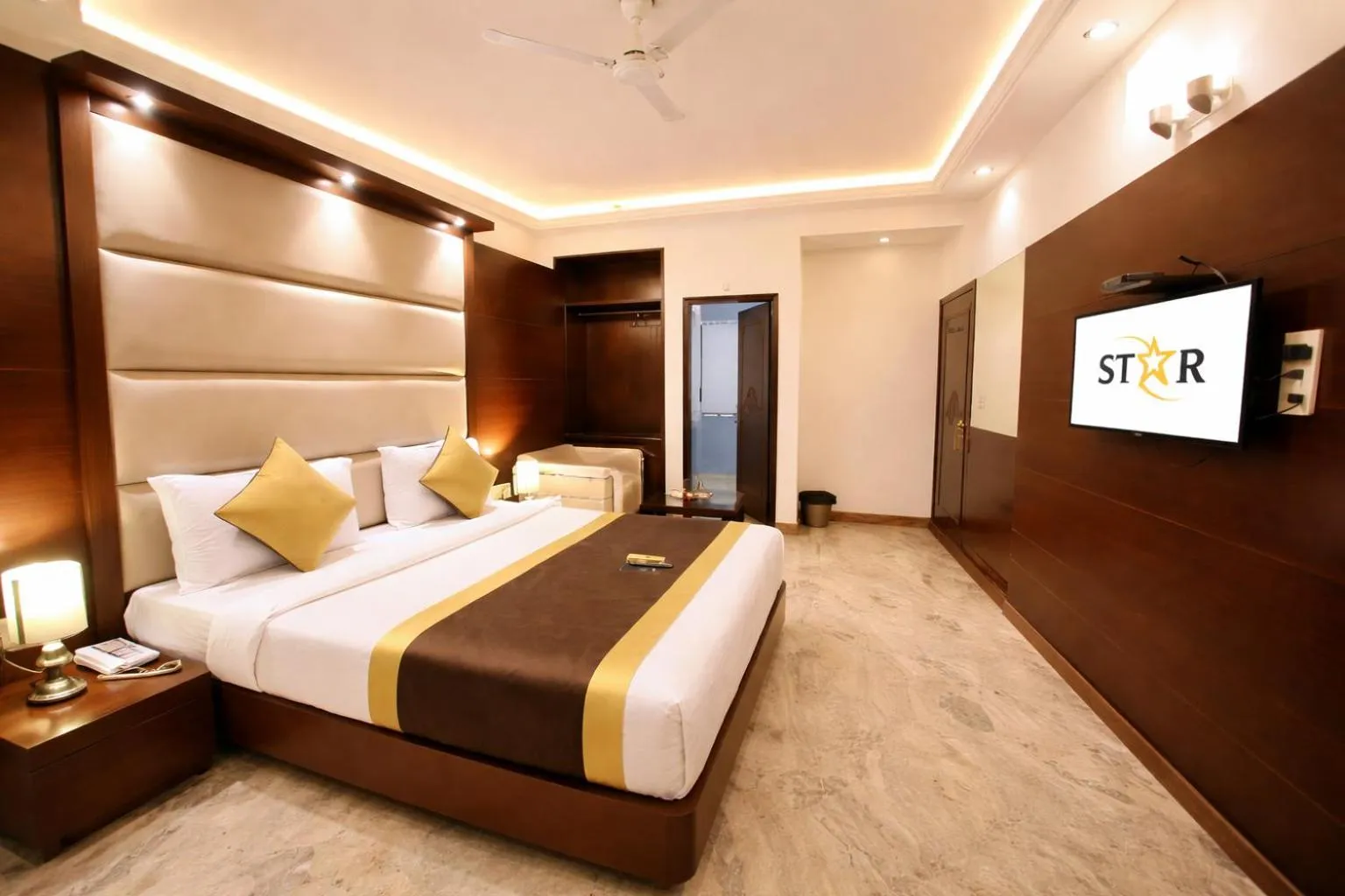 Bedroom, Bed in Hotel Star By Star Group- Near Delhi Airport