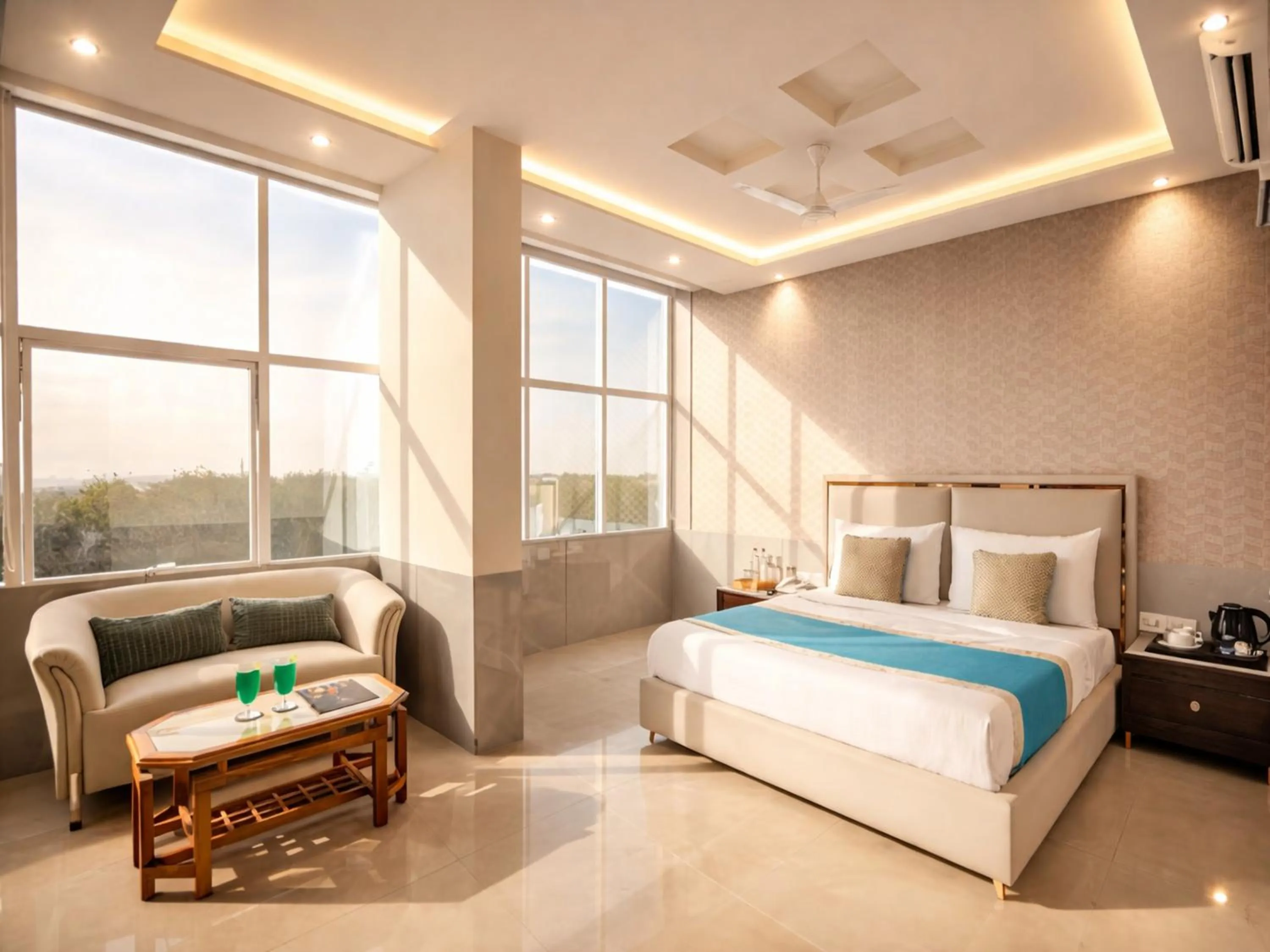 Photo of the whole room, Bed in Hotel Star By Star Group- Near Delhi Airport
