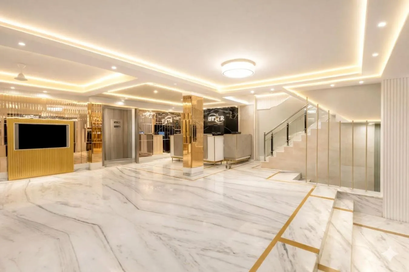 Lobby or reception in Hotel Star By Star Group- Near Delhi Airport