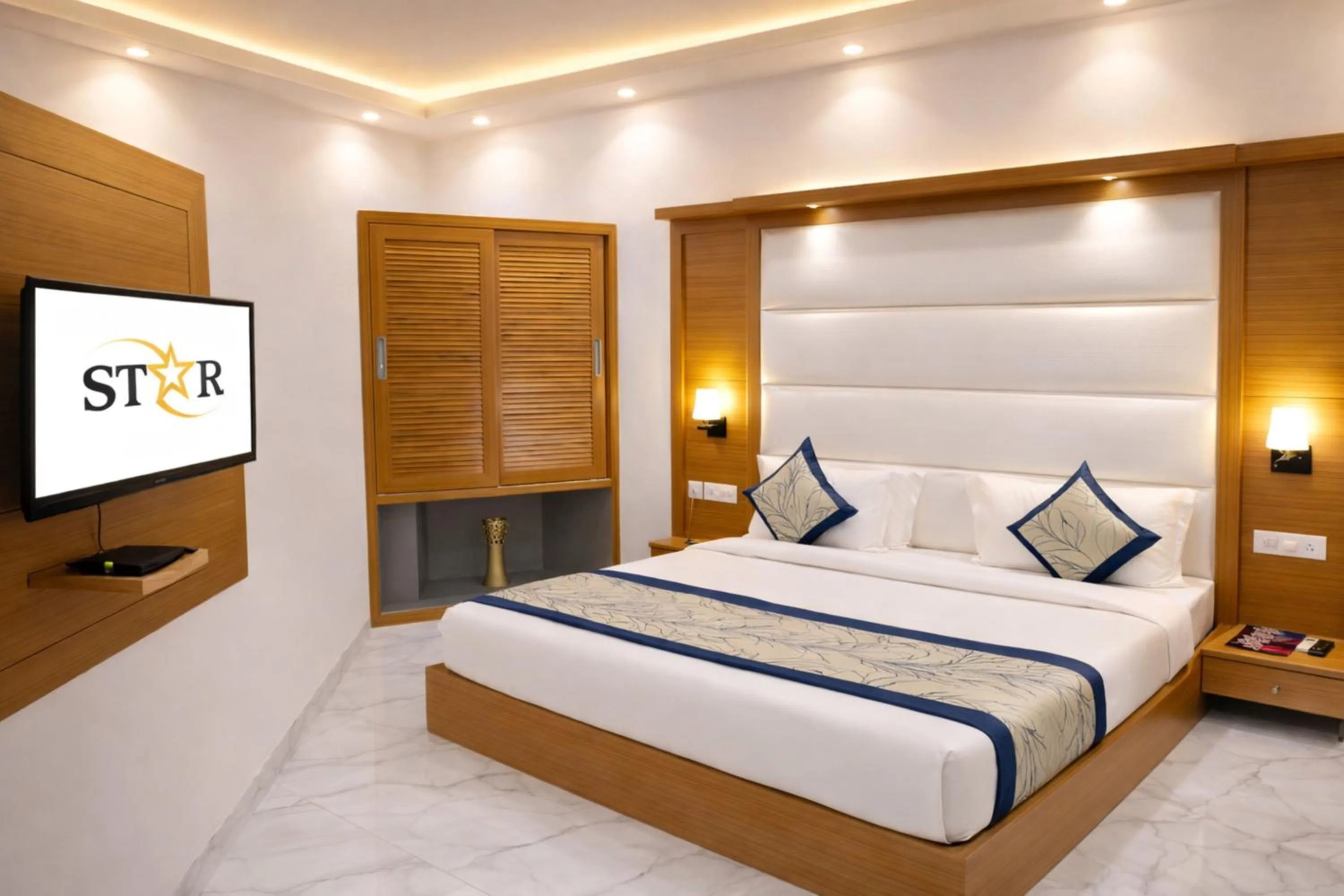 Photo of the whole room, Bed in Hotel Star By Star Group- Near Delhi Airport