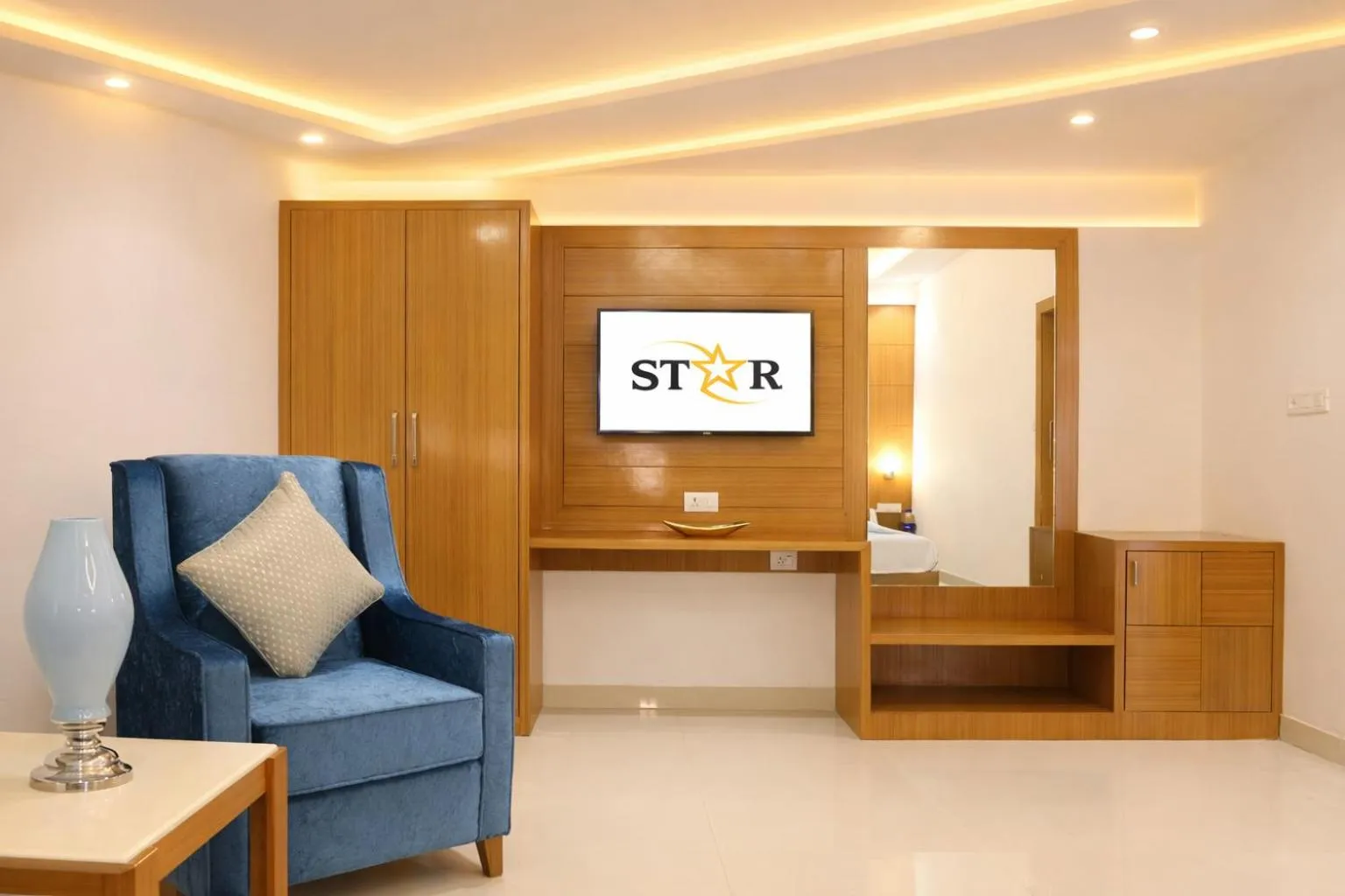 Seating area in Hotel Star By Star Group- Near Delhi Airport
