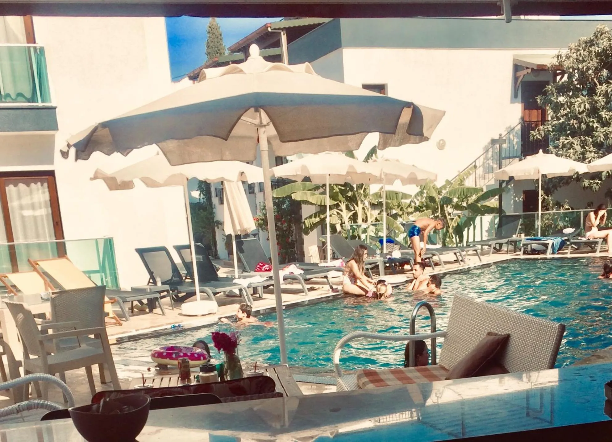 Swimming pool in Orya Aparts