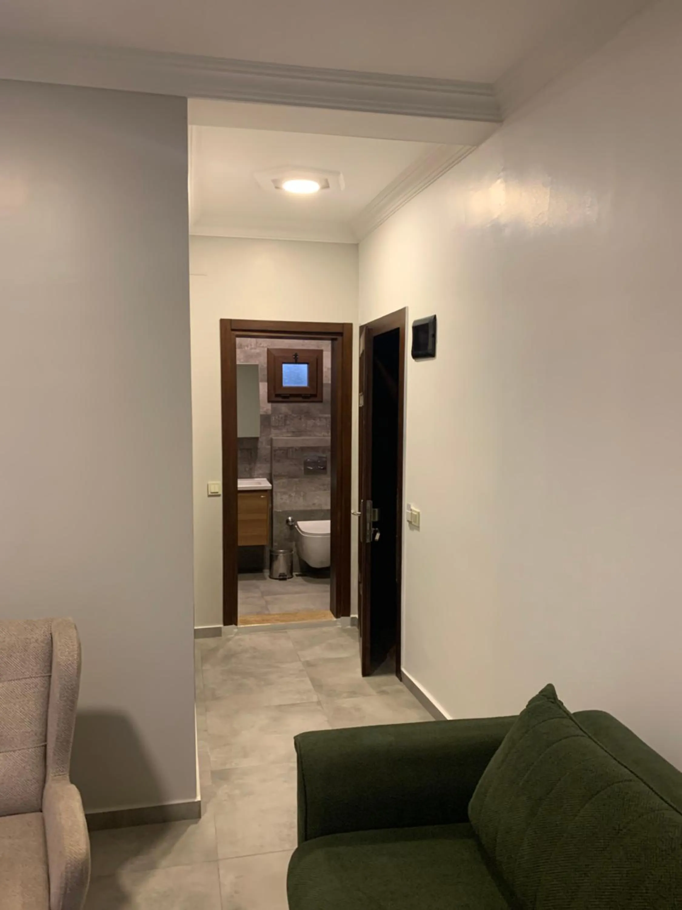 Seating area in Orya Aparts