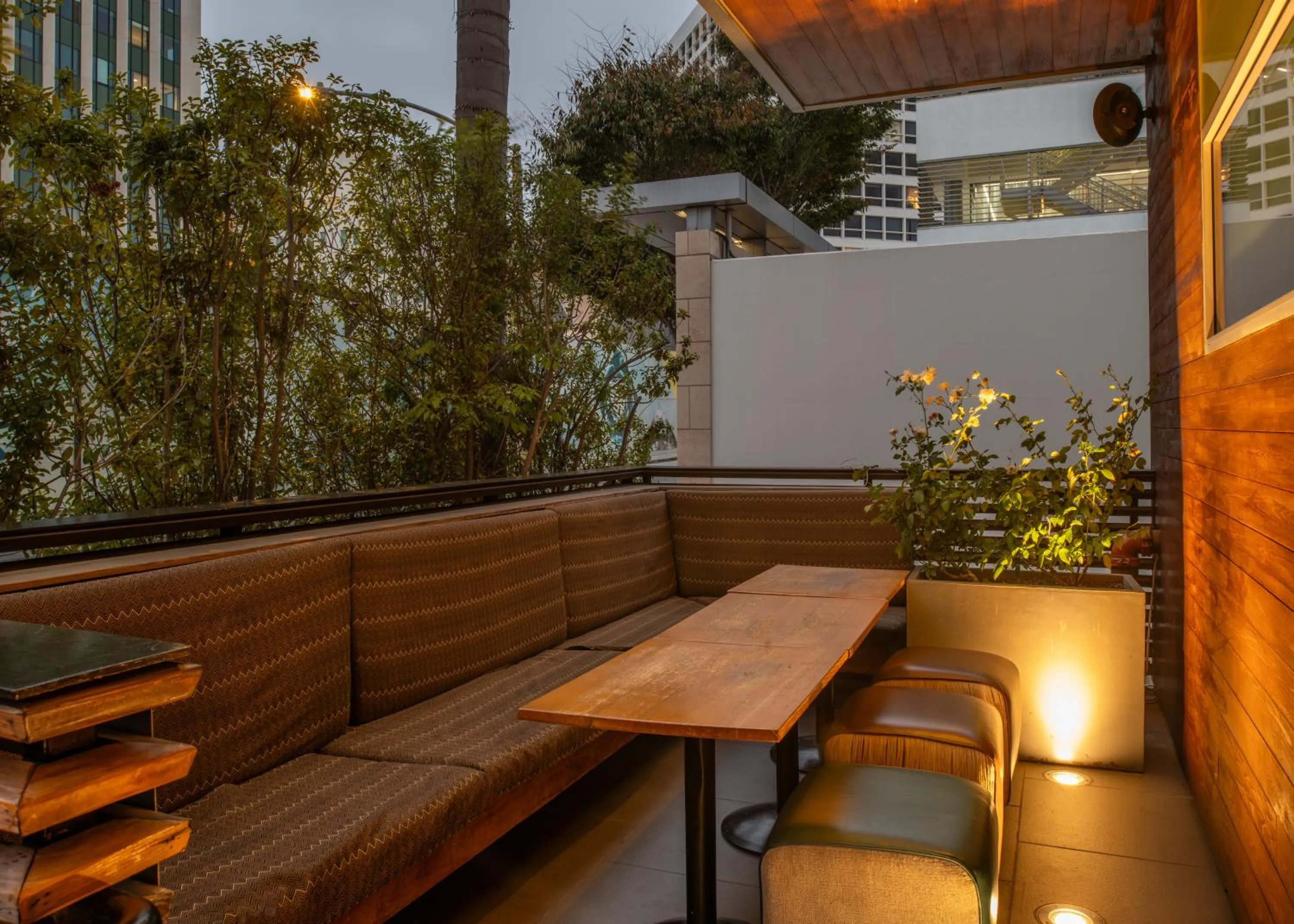 Seating area in SIRTAJ – Beverly Hills