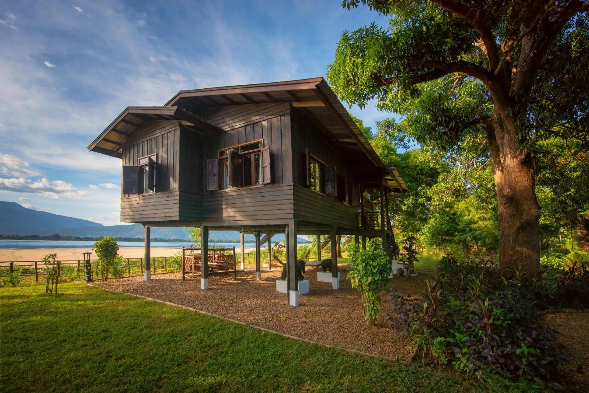 Garden in La Folie Lodge