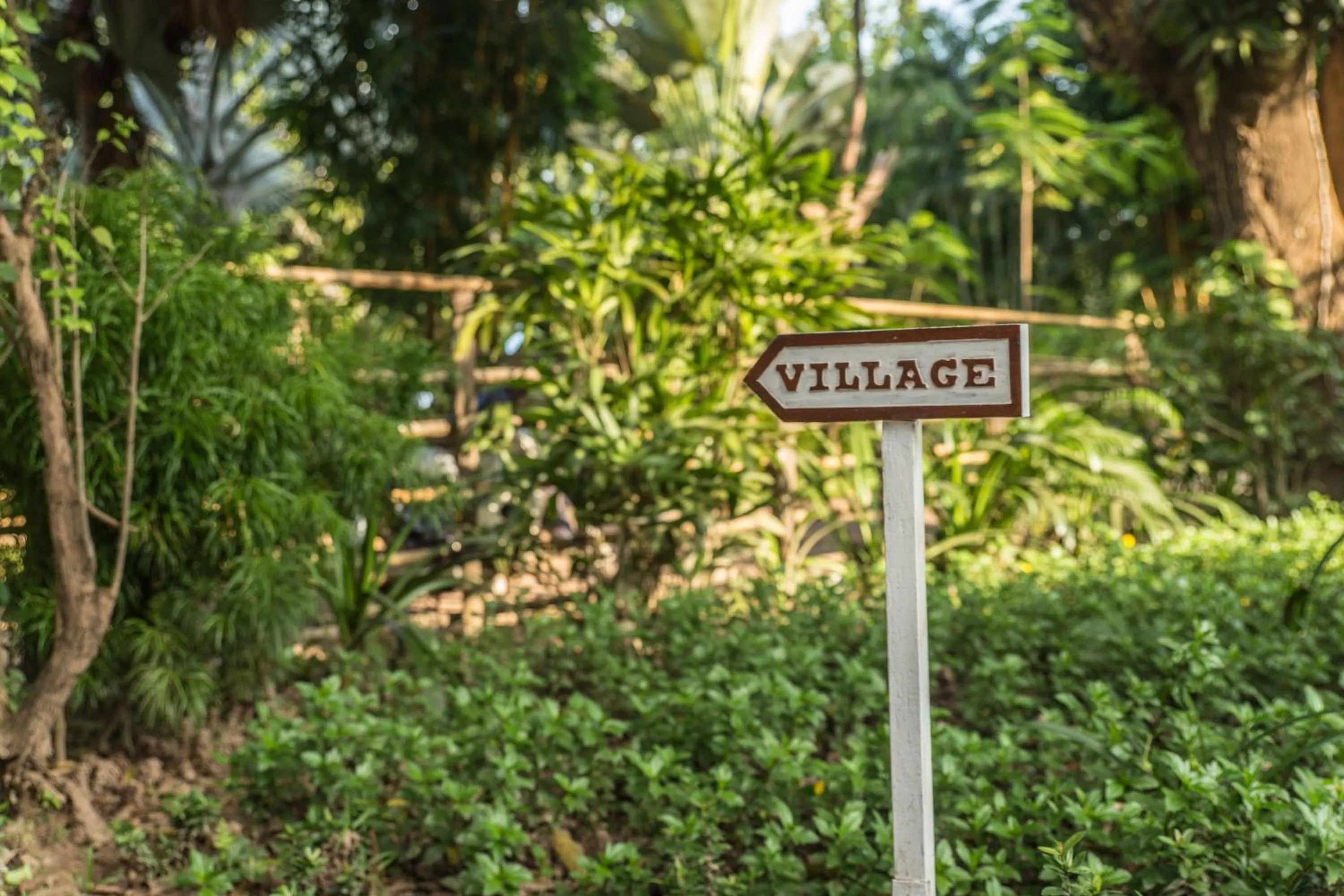 Garden in La Folie Lodge