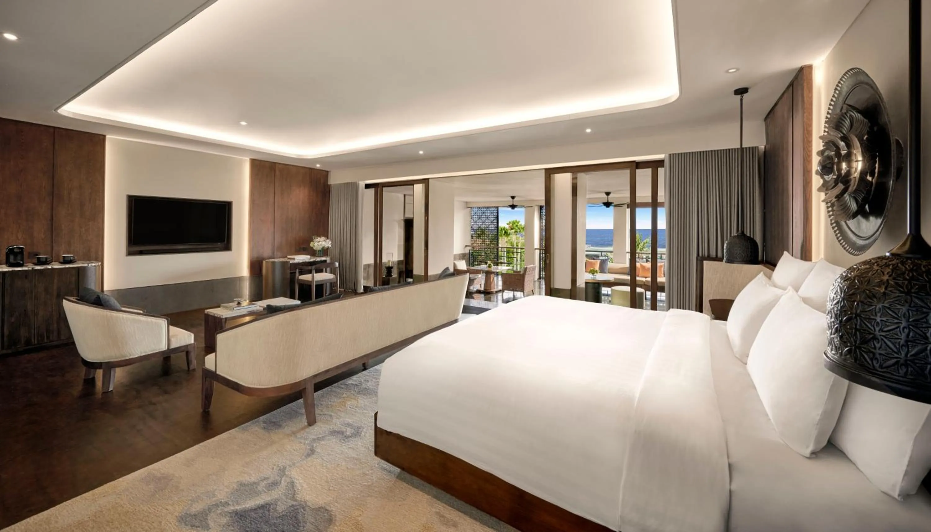 Bed in InterContinental Bali Sanur Resort by IHG