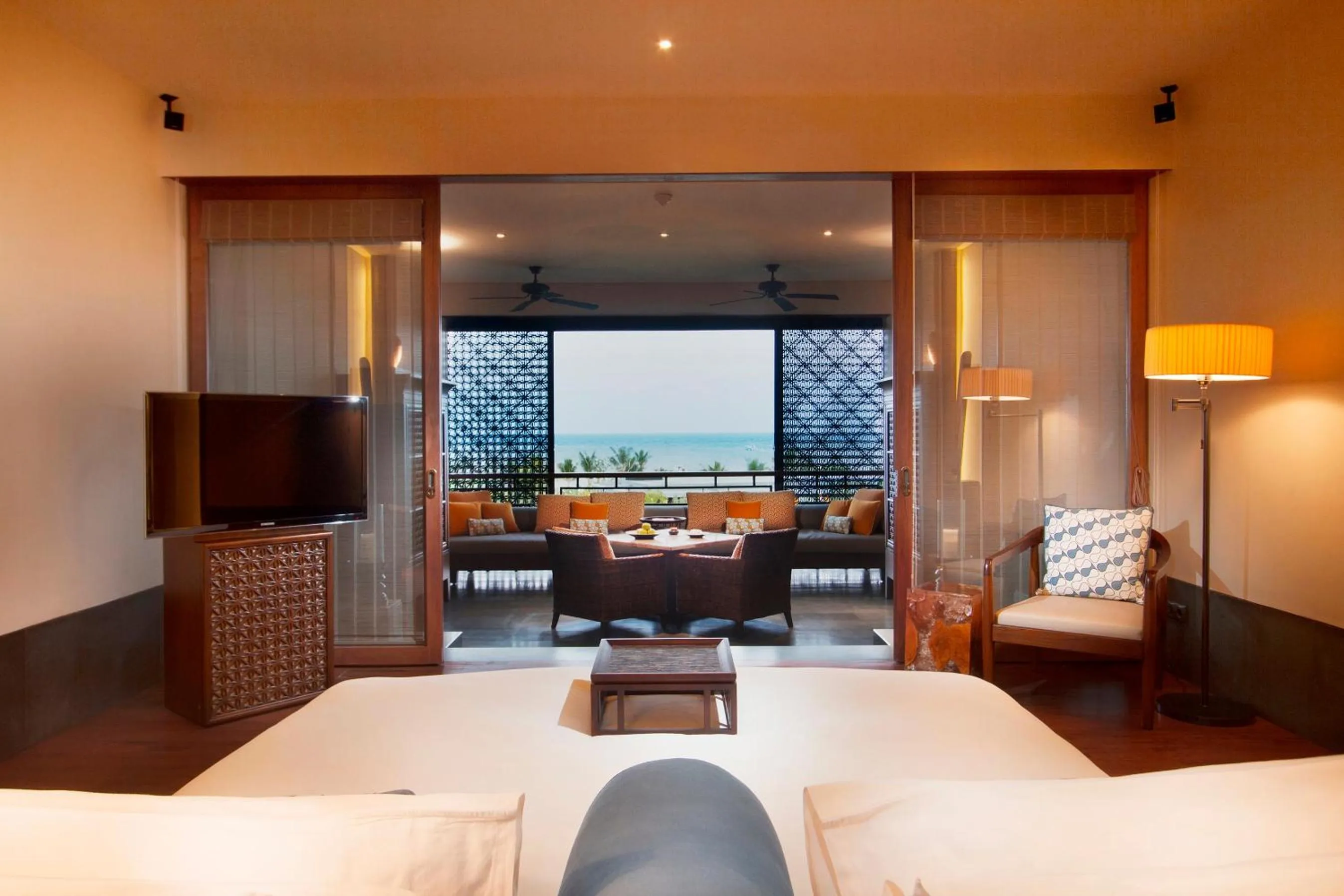 View (from property/room), Bed in InterContinental Bali Sanur Resort by IHG