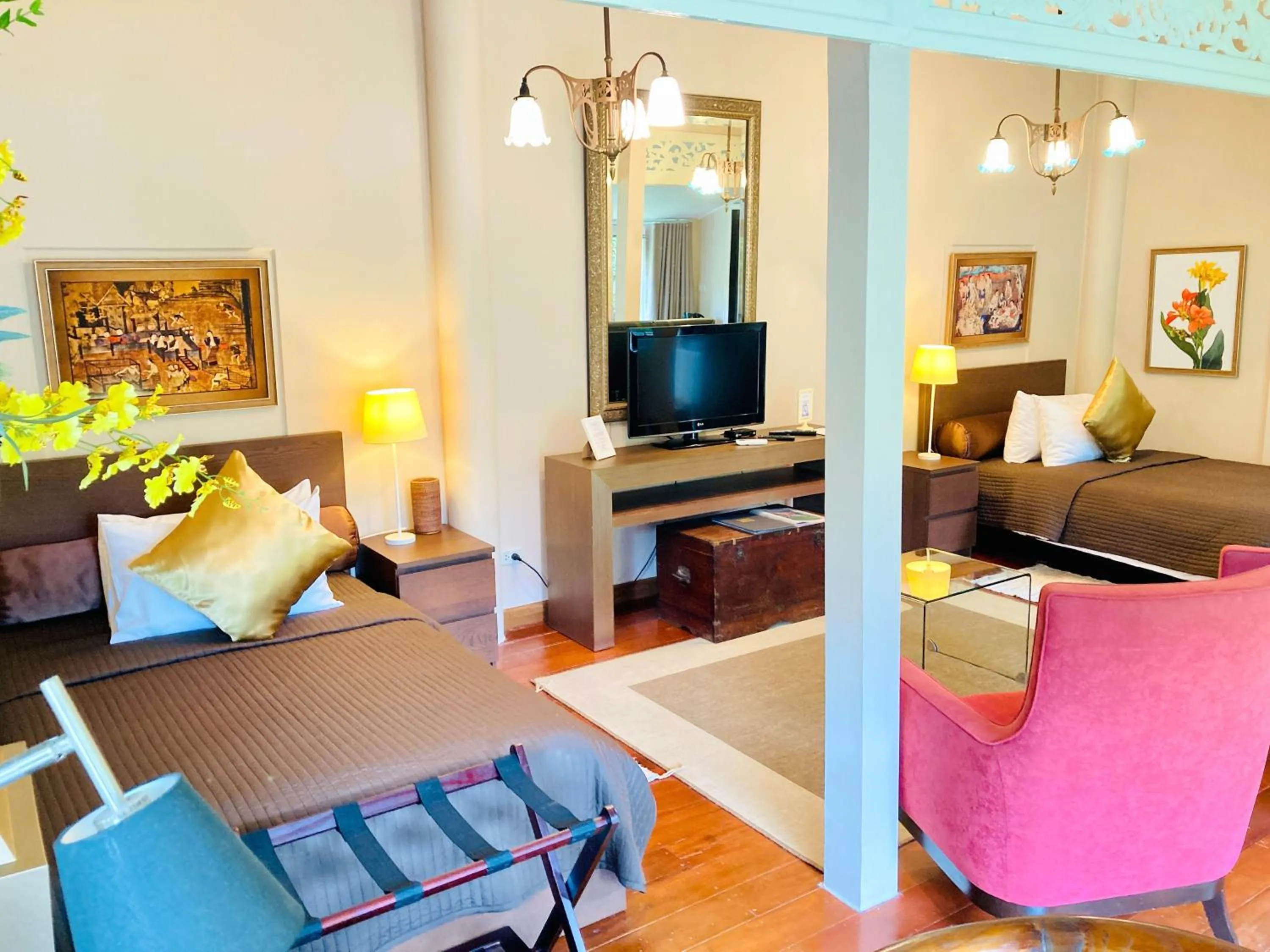 Bed in Ban Kaew Villas