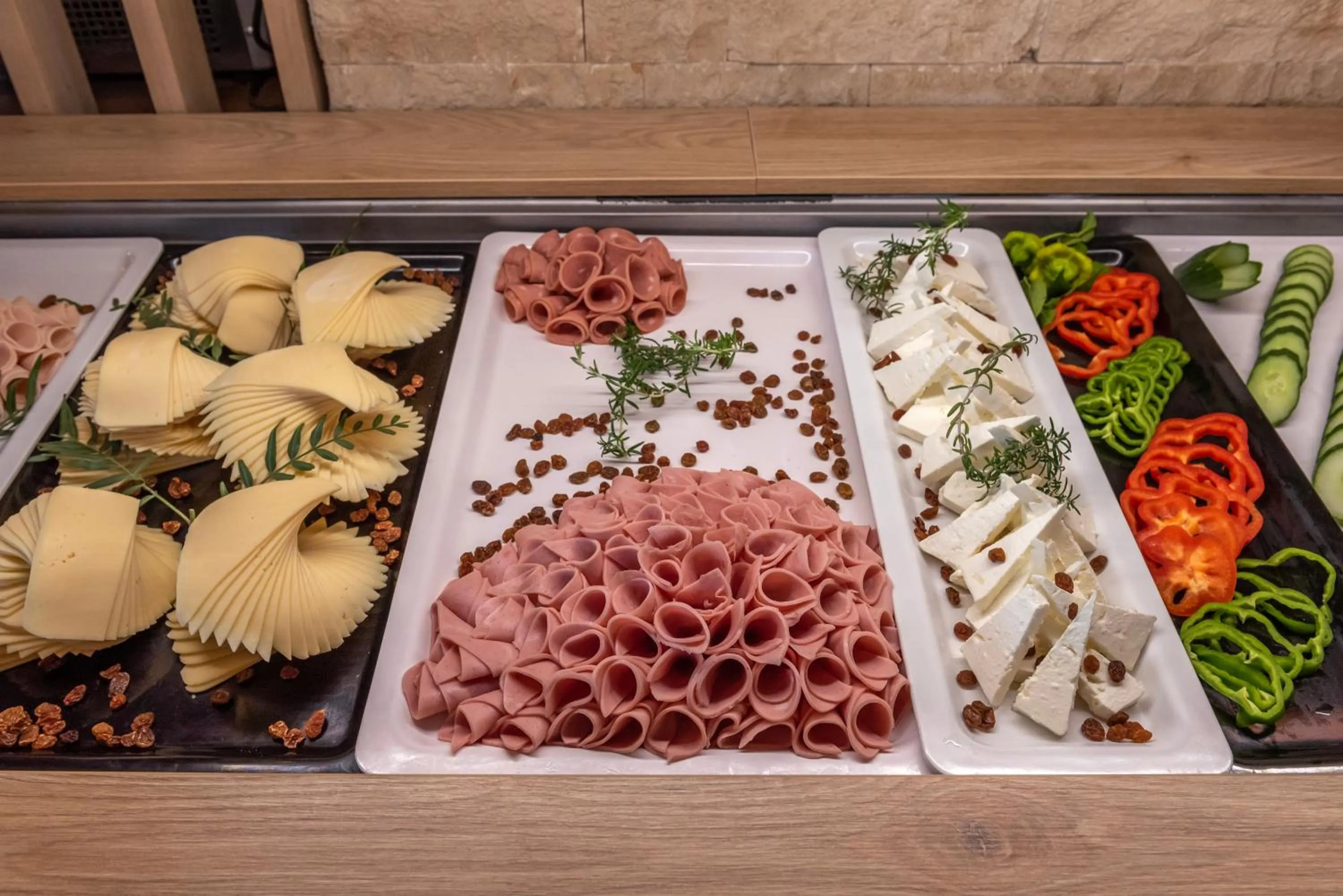 Buffet breakfast in Eurohotel Theo Hotel