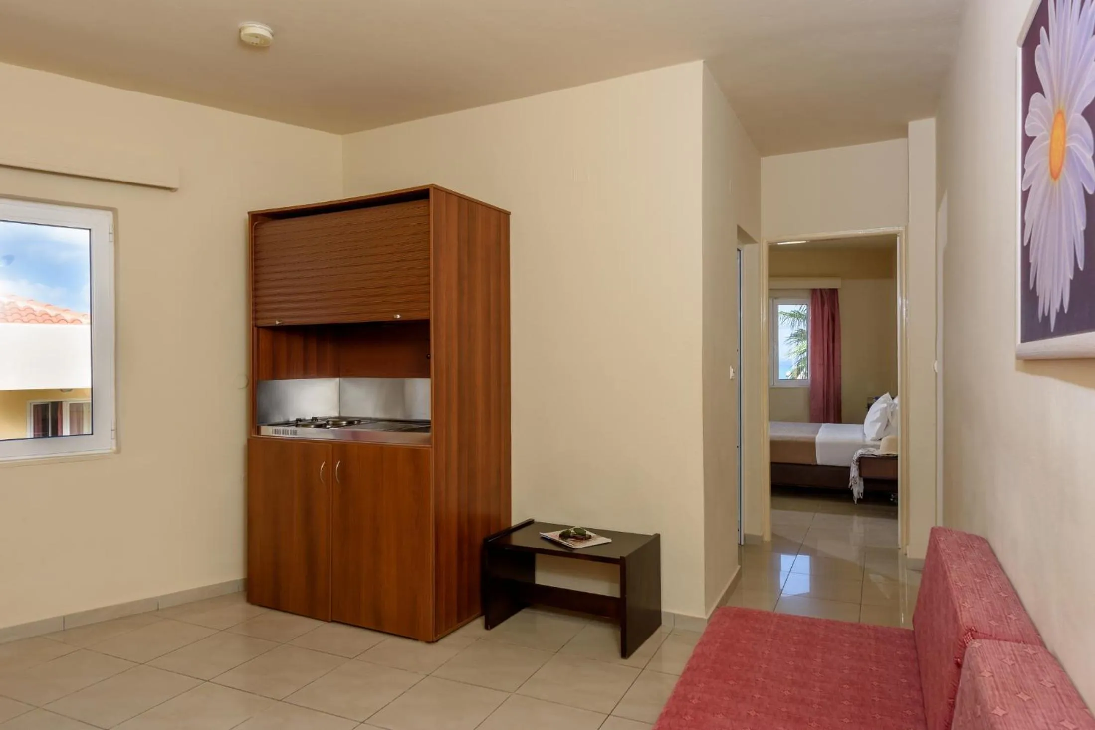 kitchen, Bed in Eurohotel Theo Hotel