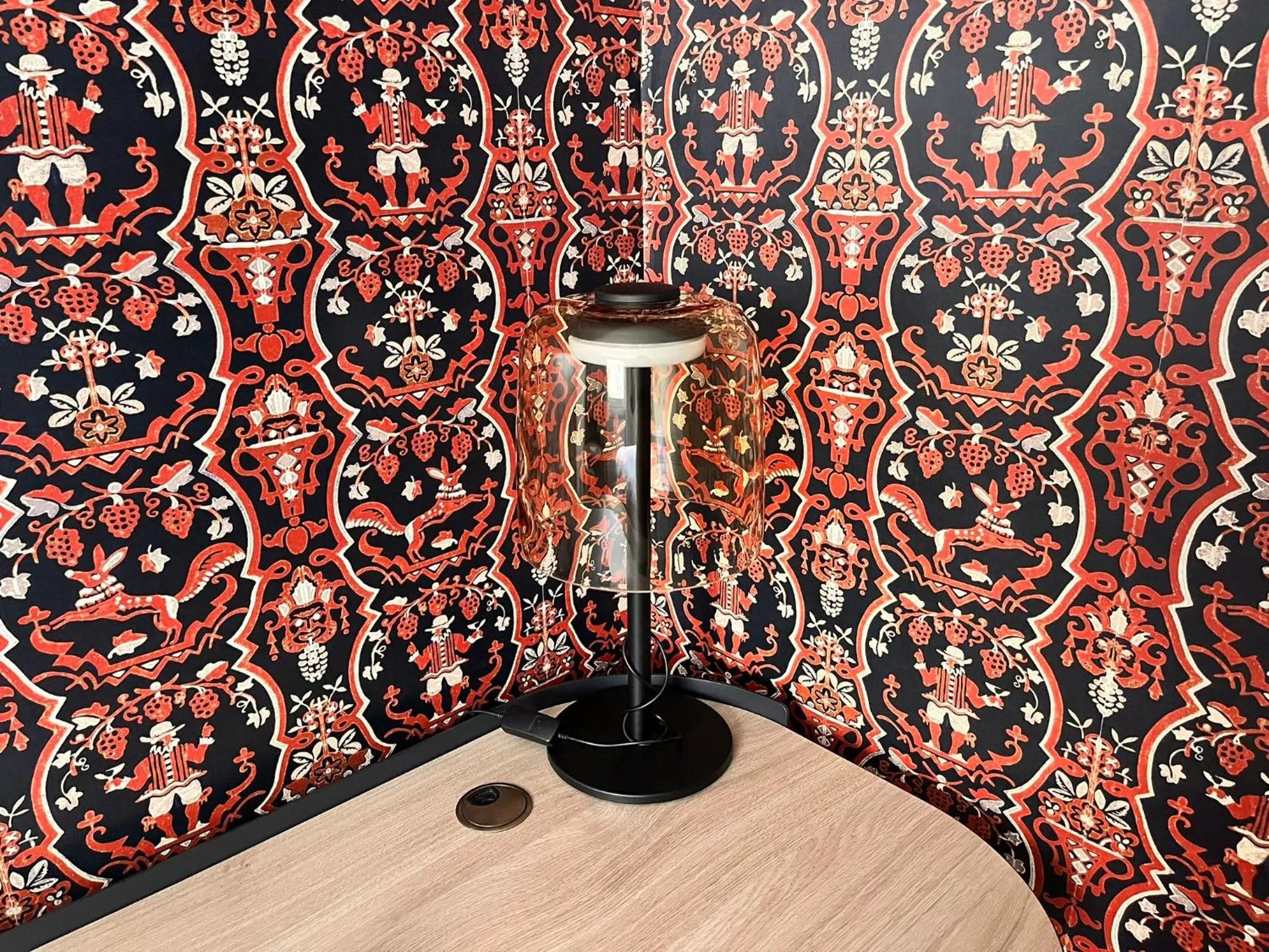 Decorative detail in Logis Hotel L'Ours de Mutzig