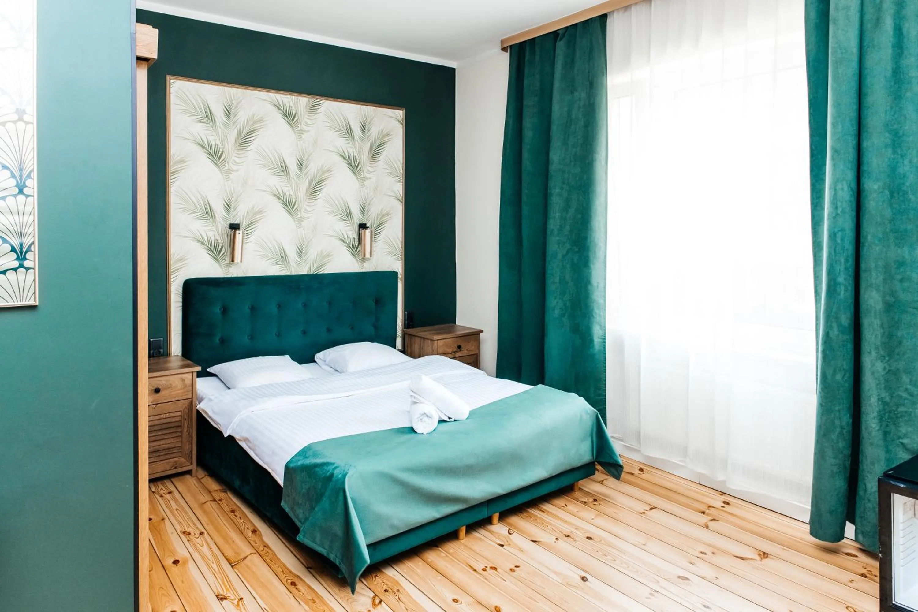 Bed in Elegant Apartments