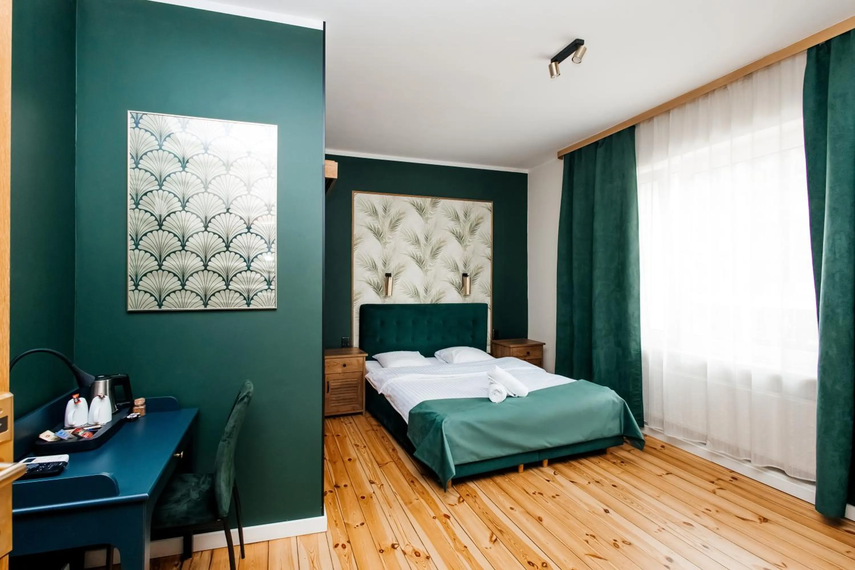 Bed in Elegant Apartments