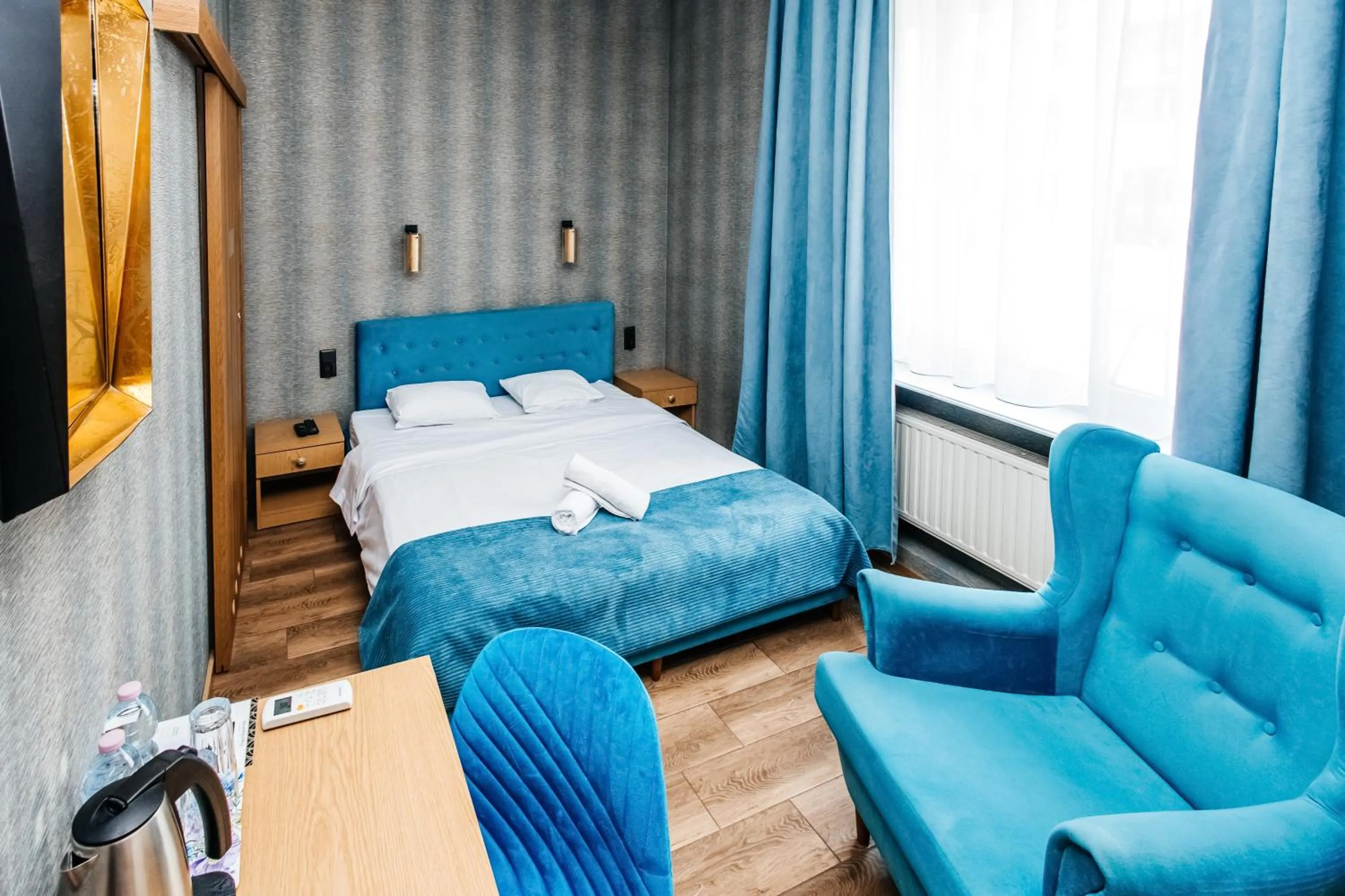 Bed in Elegant Apartments