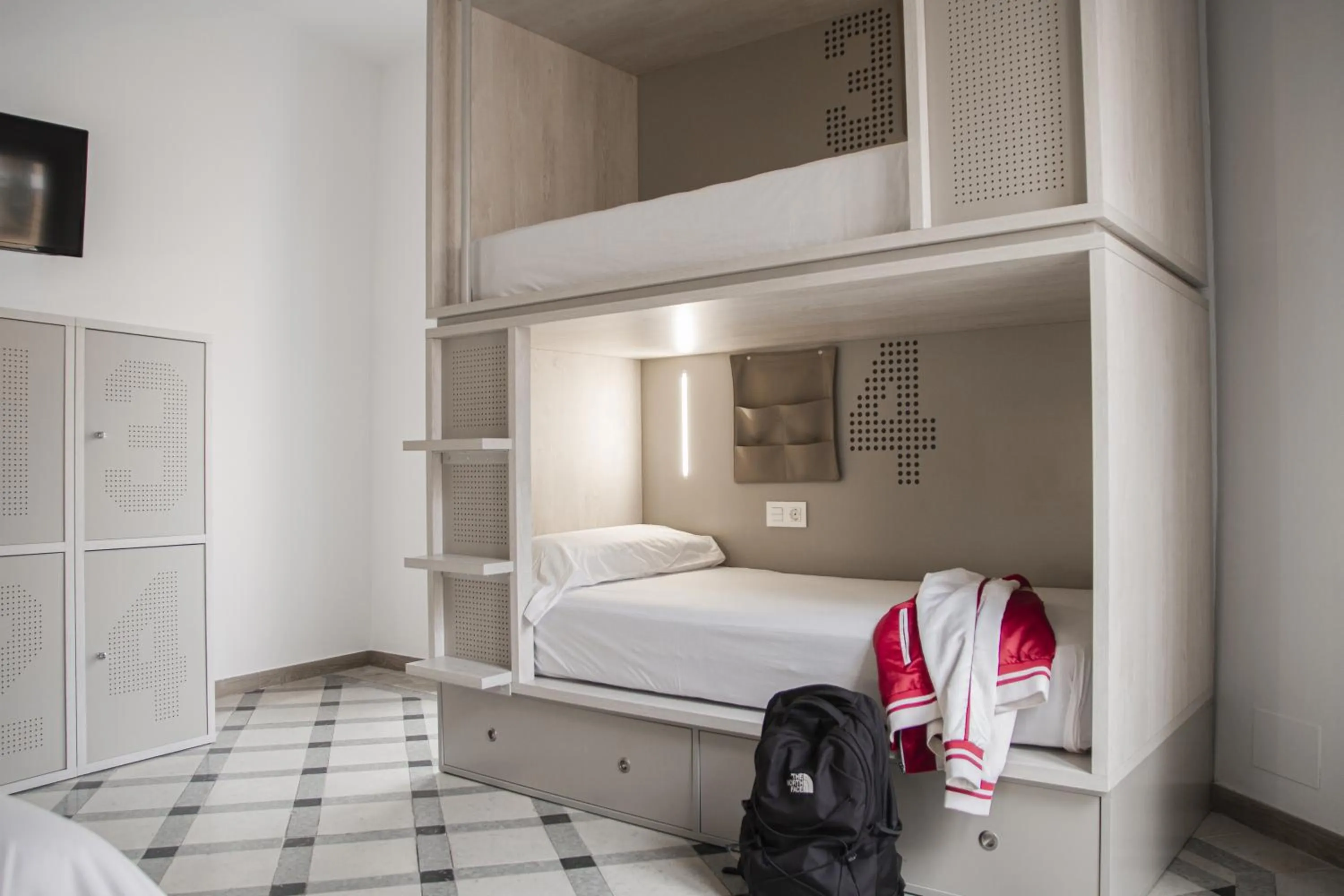 Bed in room00 Salvador Hostel