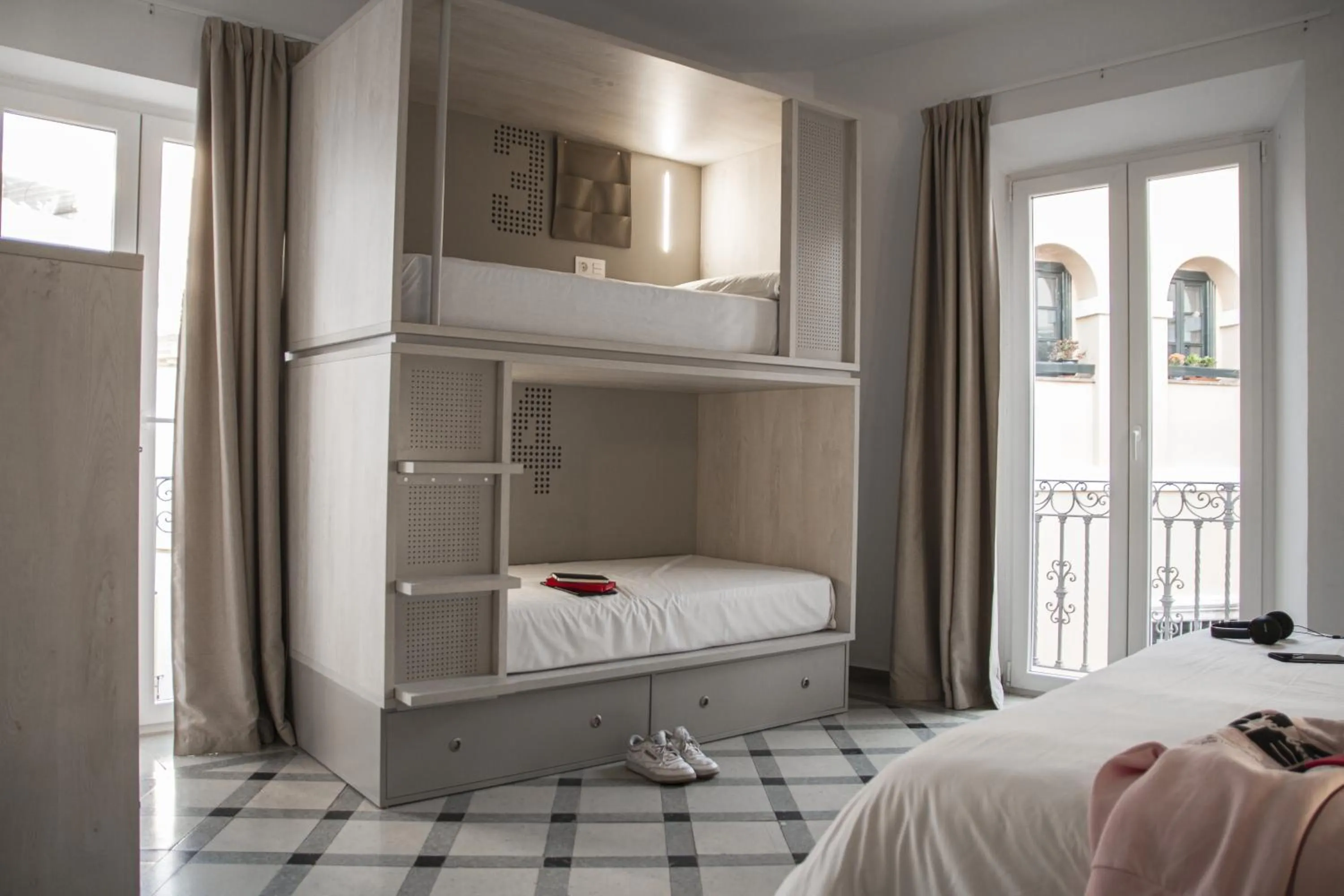 Bed in room00 Salvador Hostel