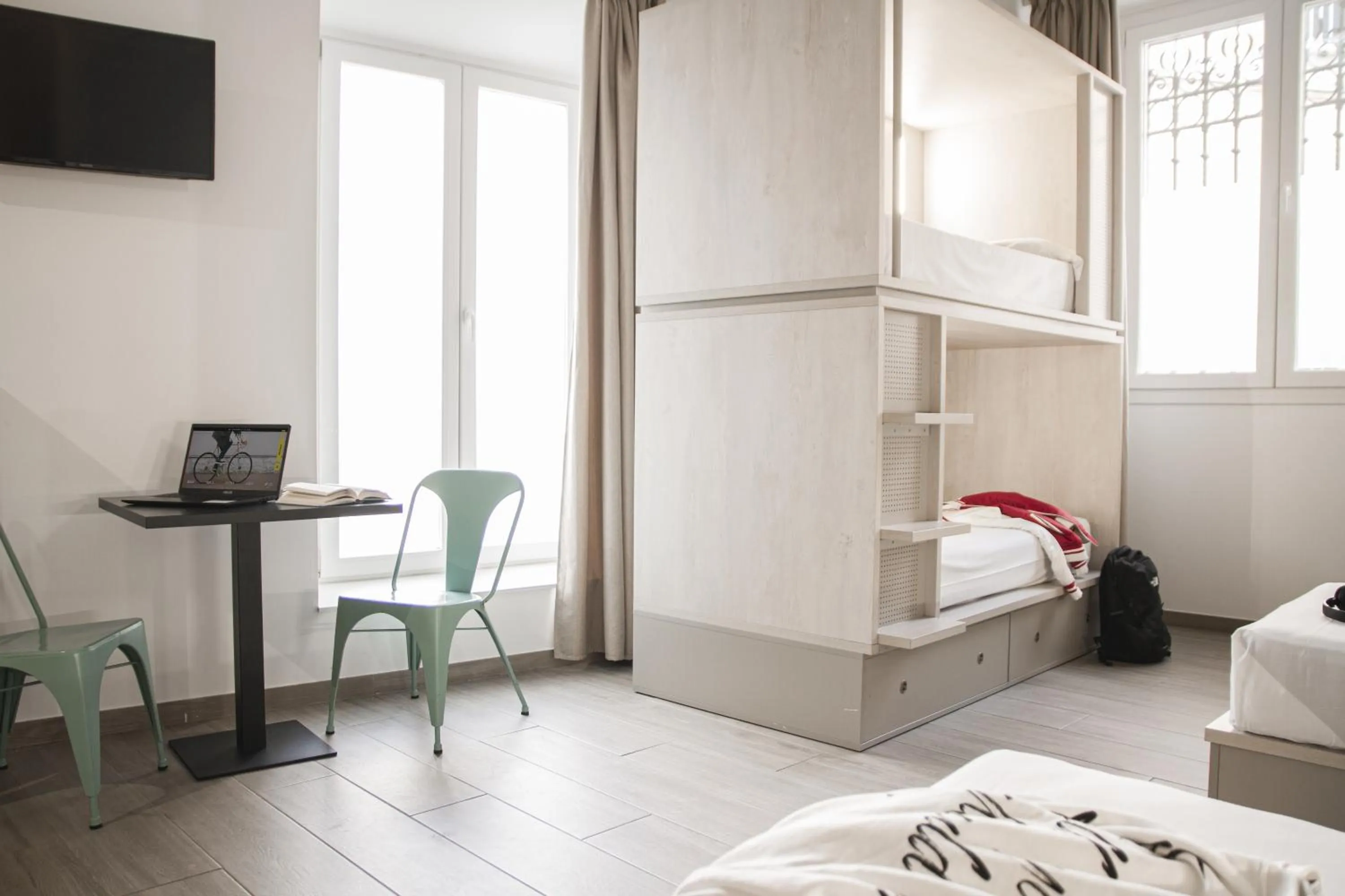 Bed in room00 Salvador Hostel