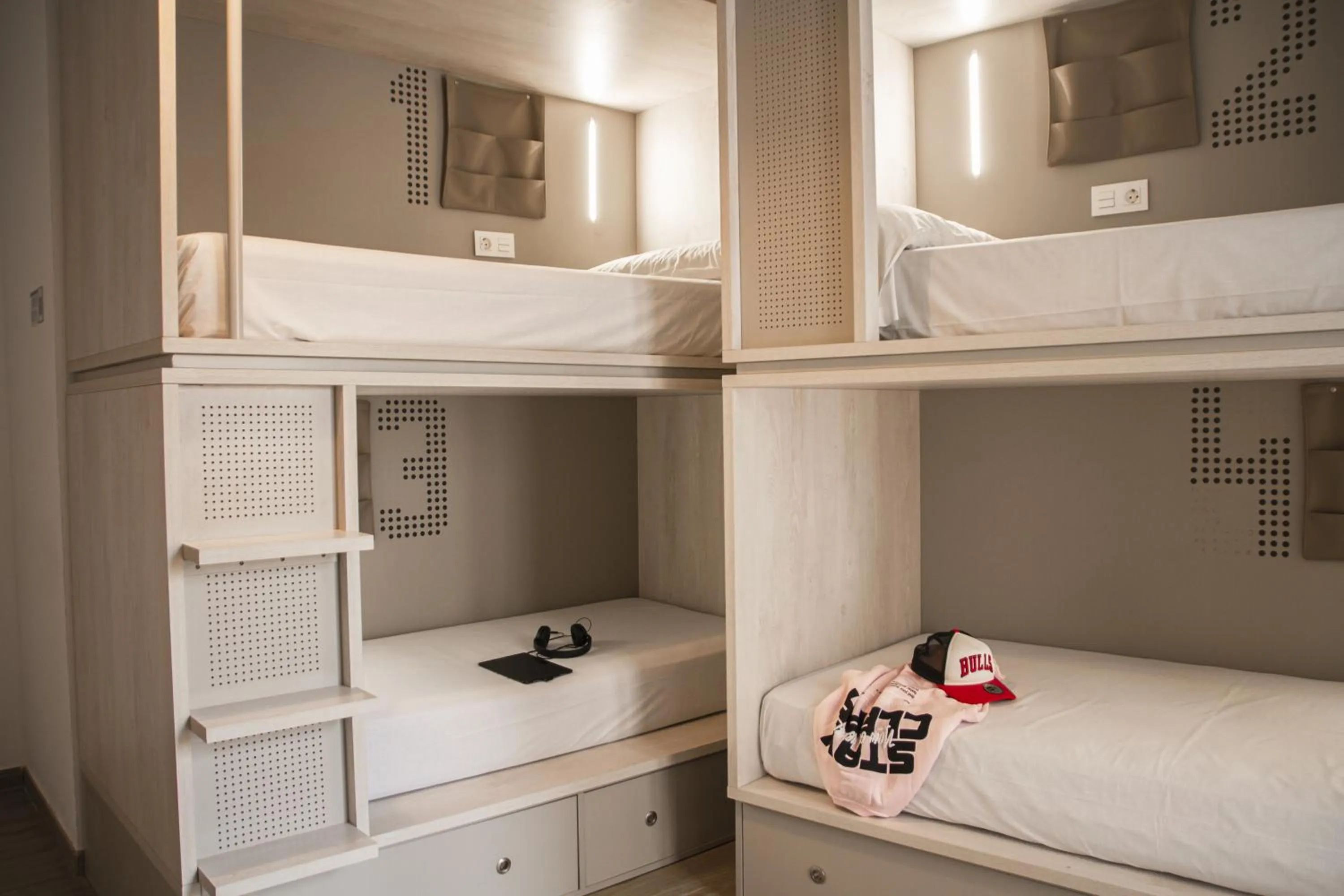 Bed in room00 Salvador Hostel