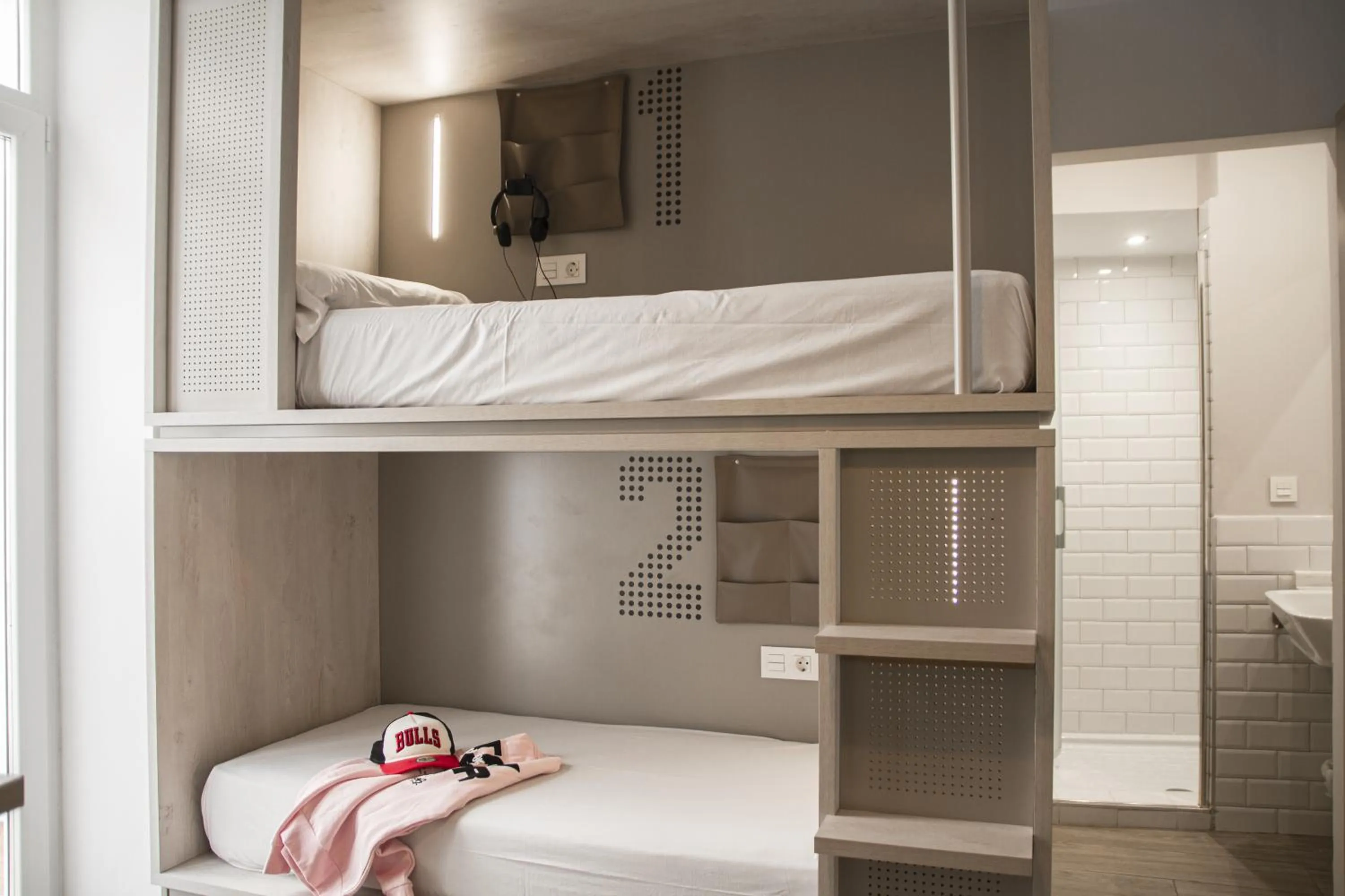 Bed in room00 Salvador Hostel