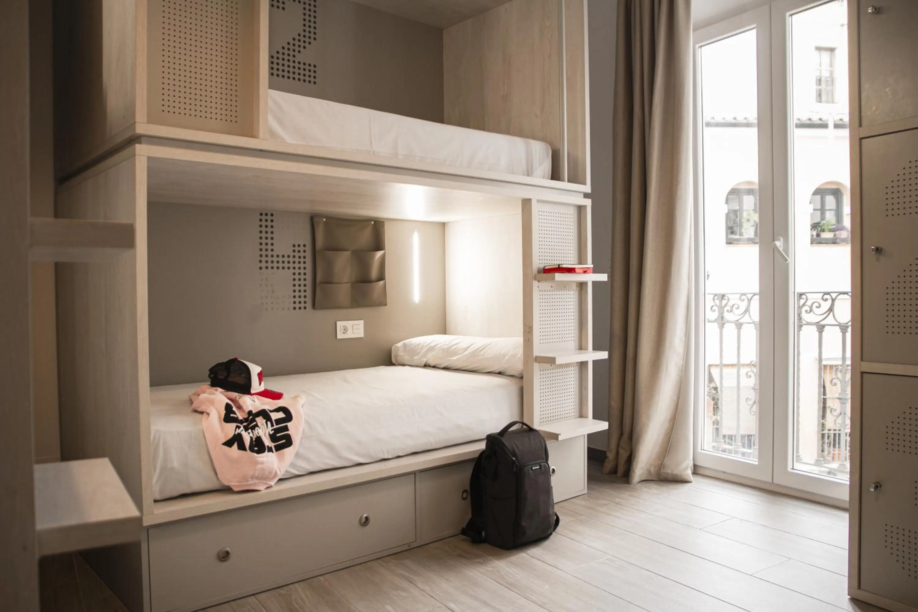 Bed in room00 Salvador Hostel