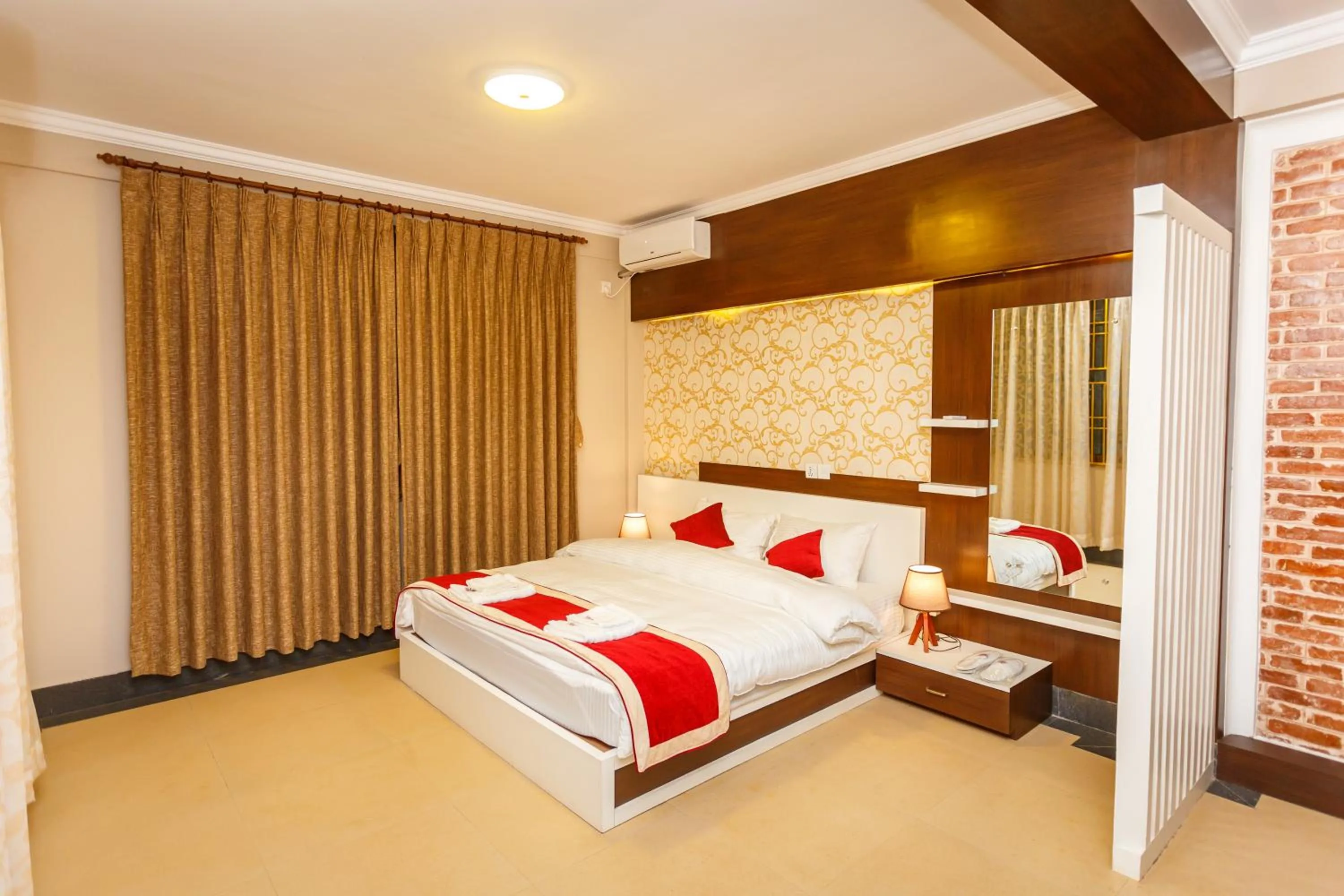 Bed in Feel Like Home Nepal