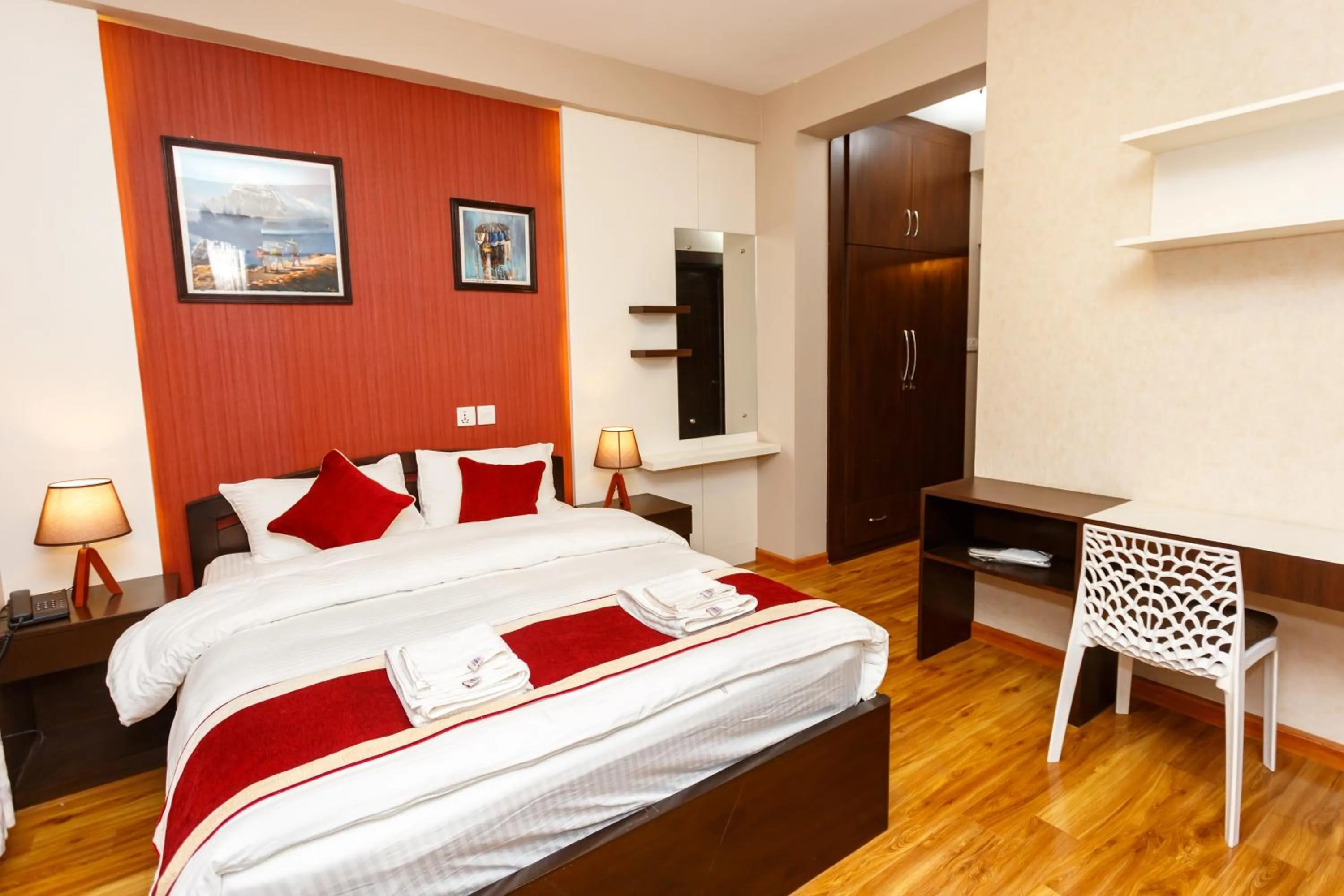 Bed in Feel Like Home Nepal