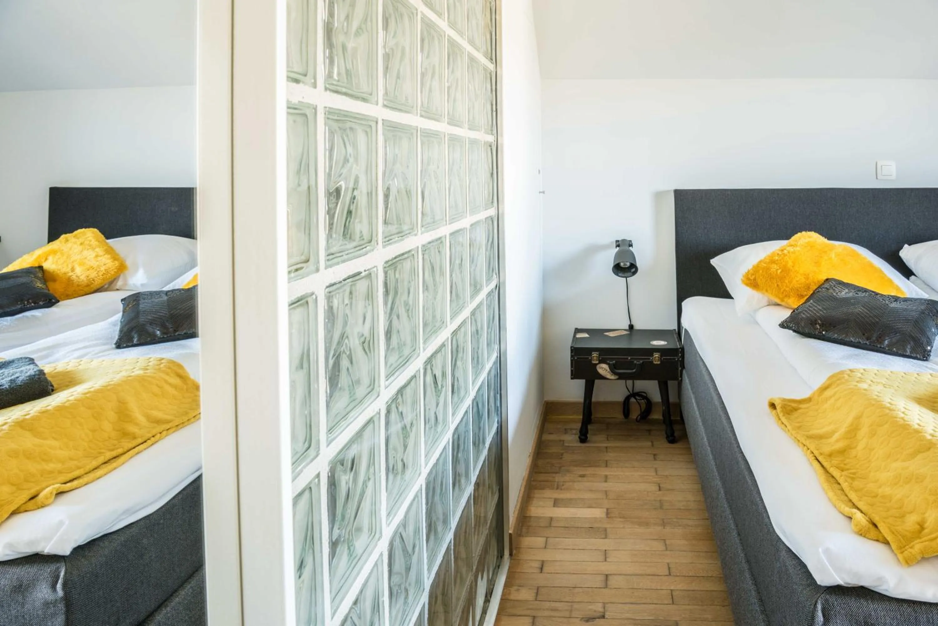 Bed in Villa Cecha B&b &Wellness