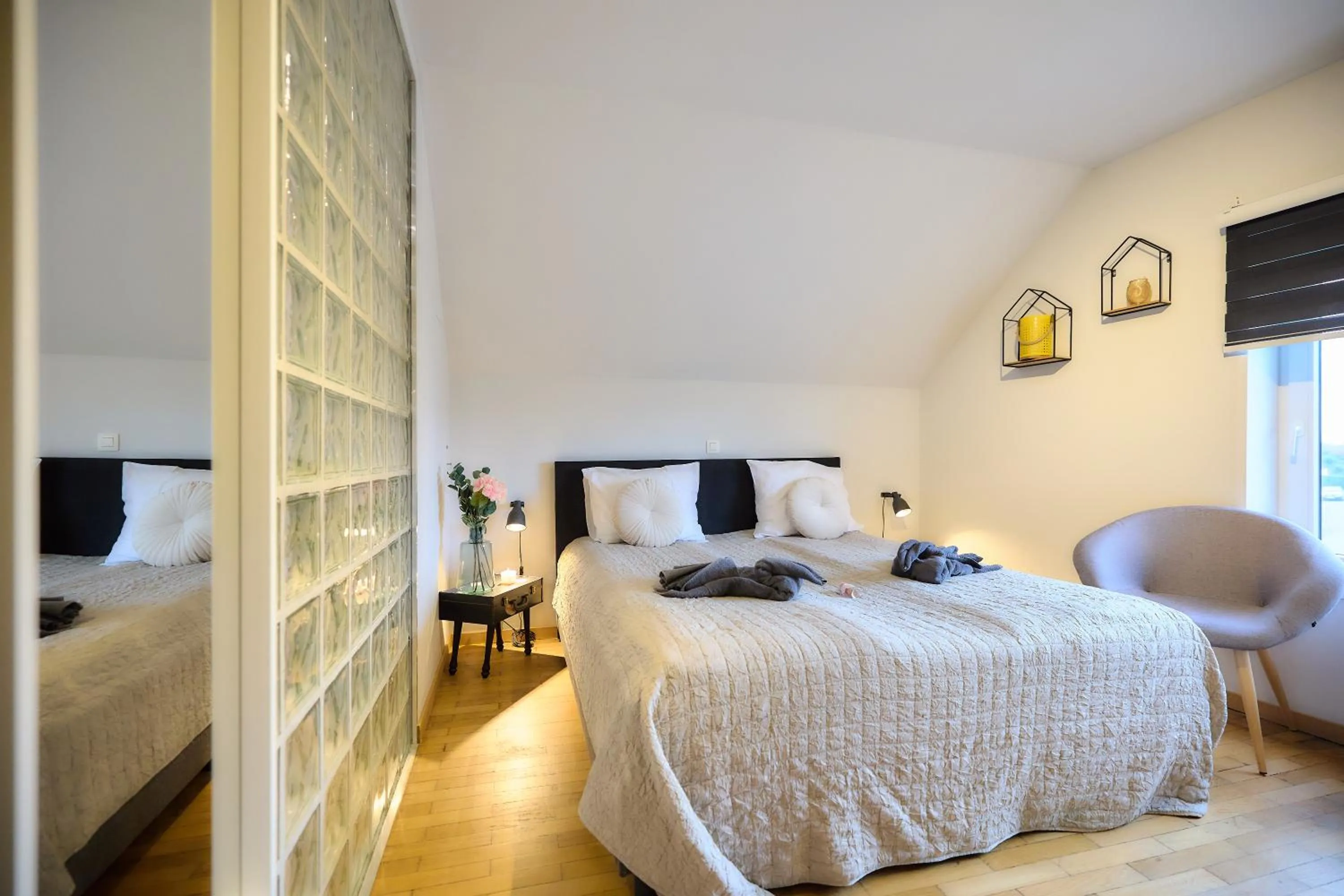 Bed in Villa Cecha B&b &Wellness