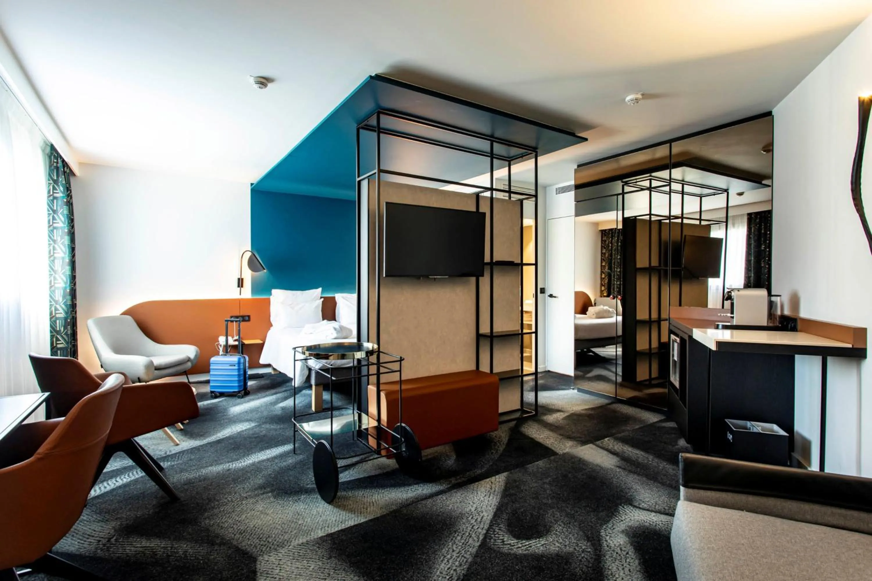 Bed in Novotel Beaune