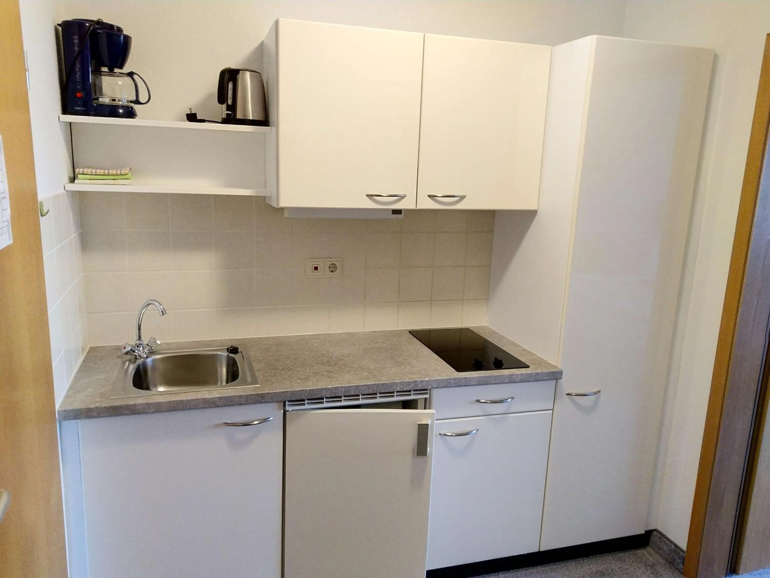 Kitchen or kitchenette in Hotel Fortuna