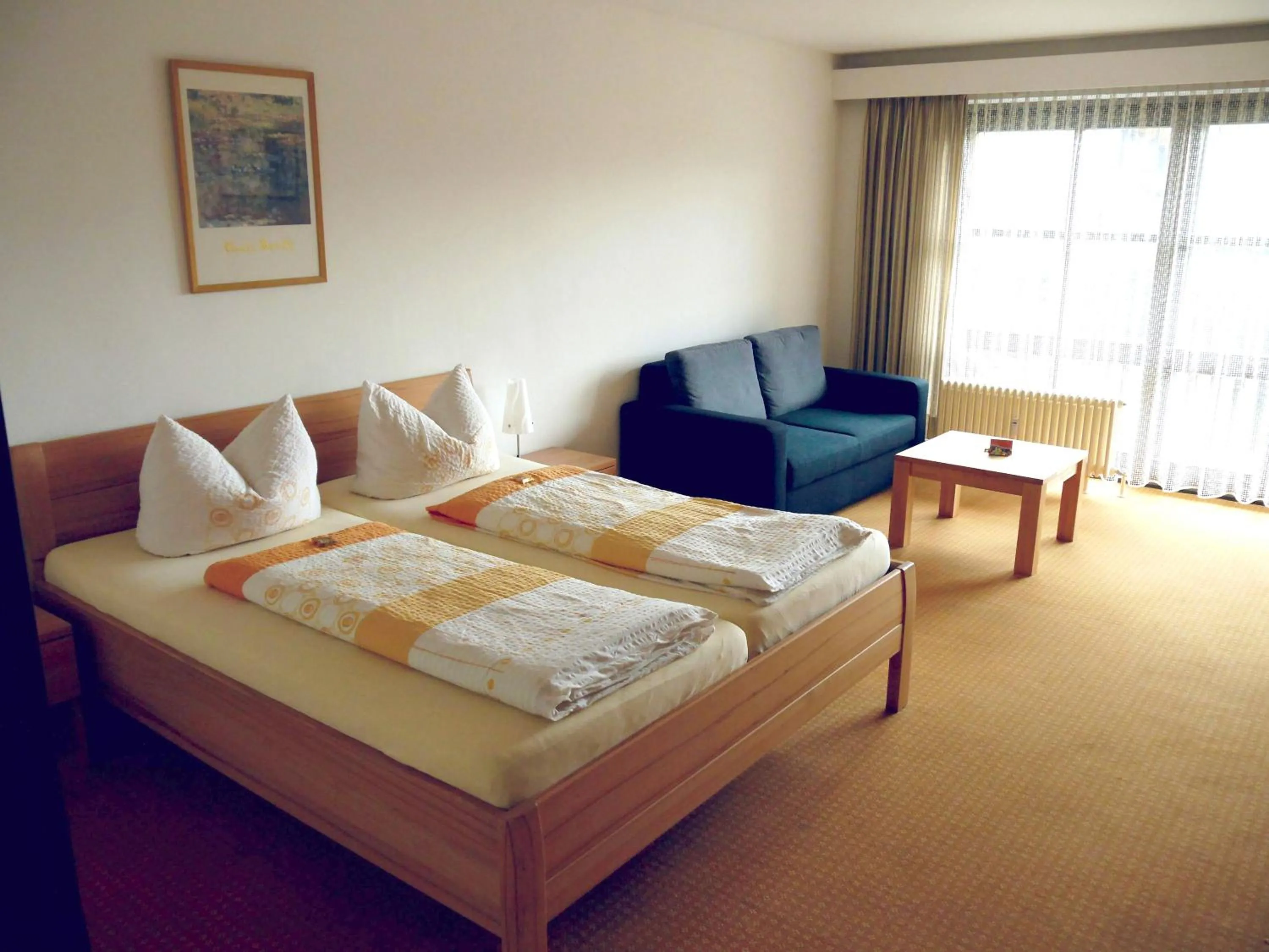 Bed in Hotel Fortuna