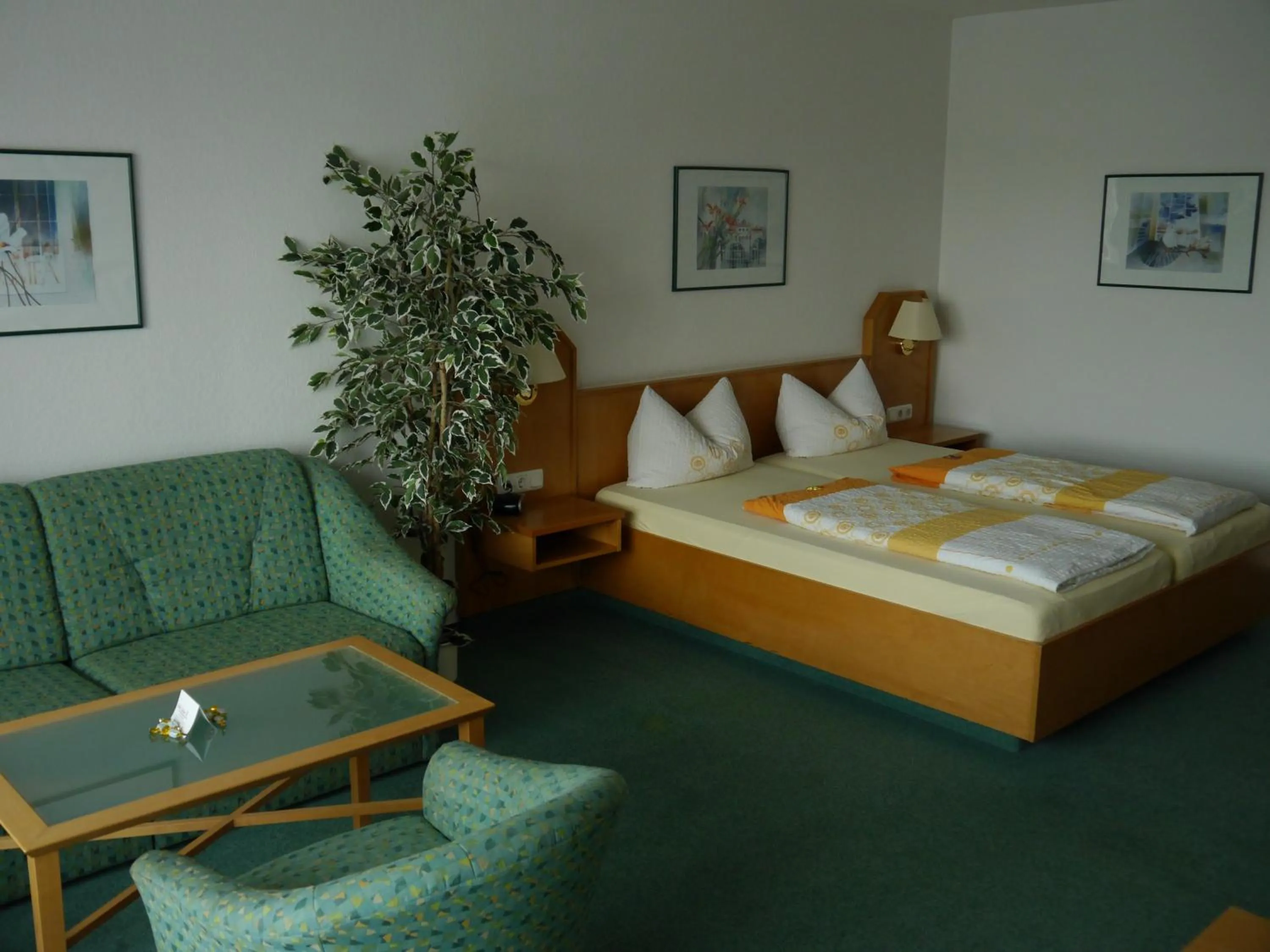 Bed in Hotel Fortuna