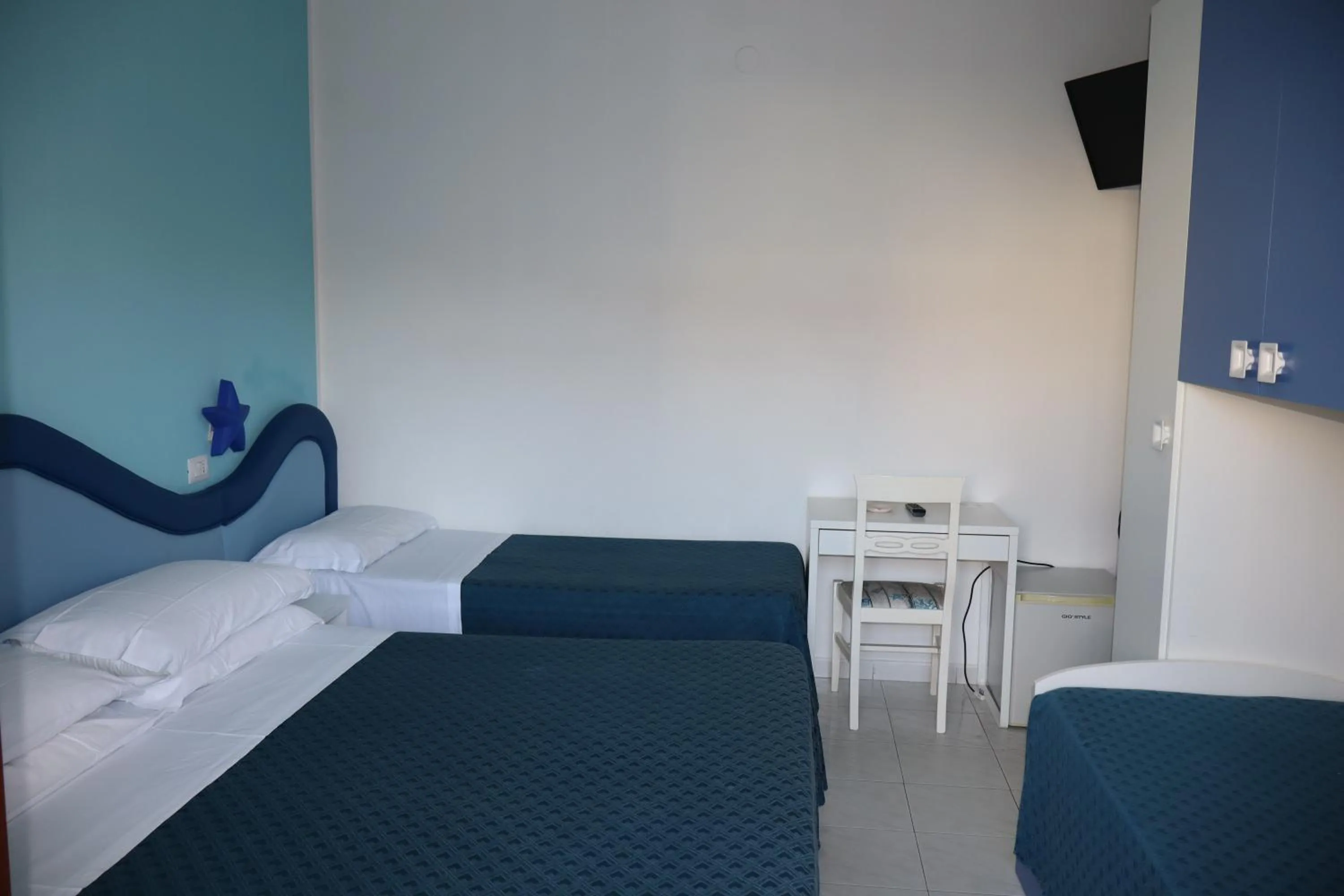 Bed in Hotel Albatros