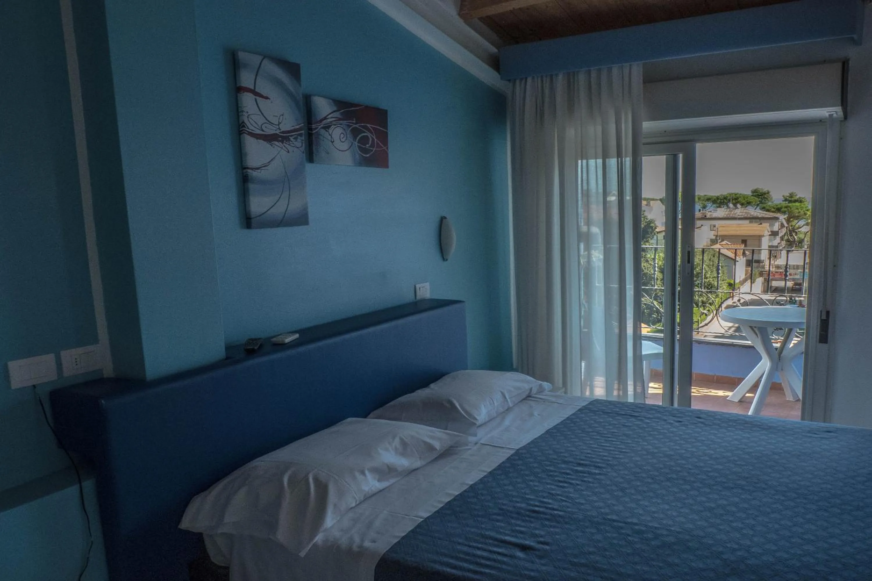 Bed in Hotel Albatros