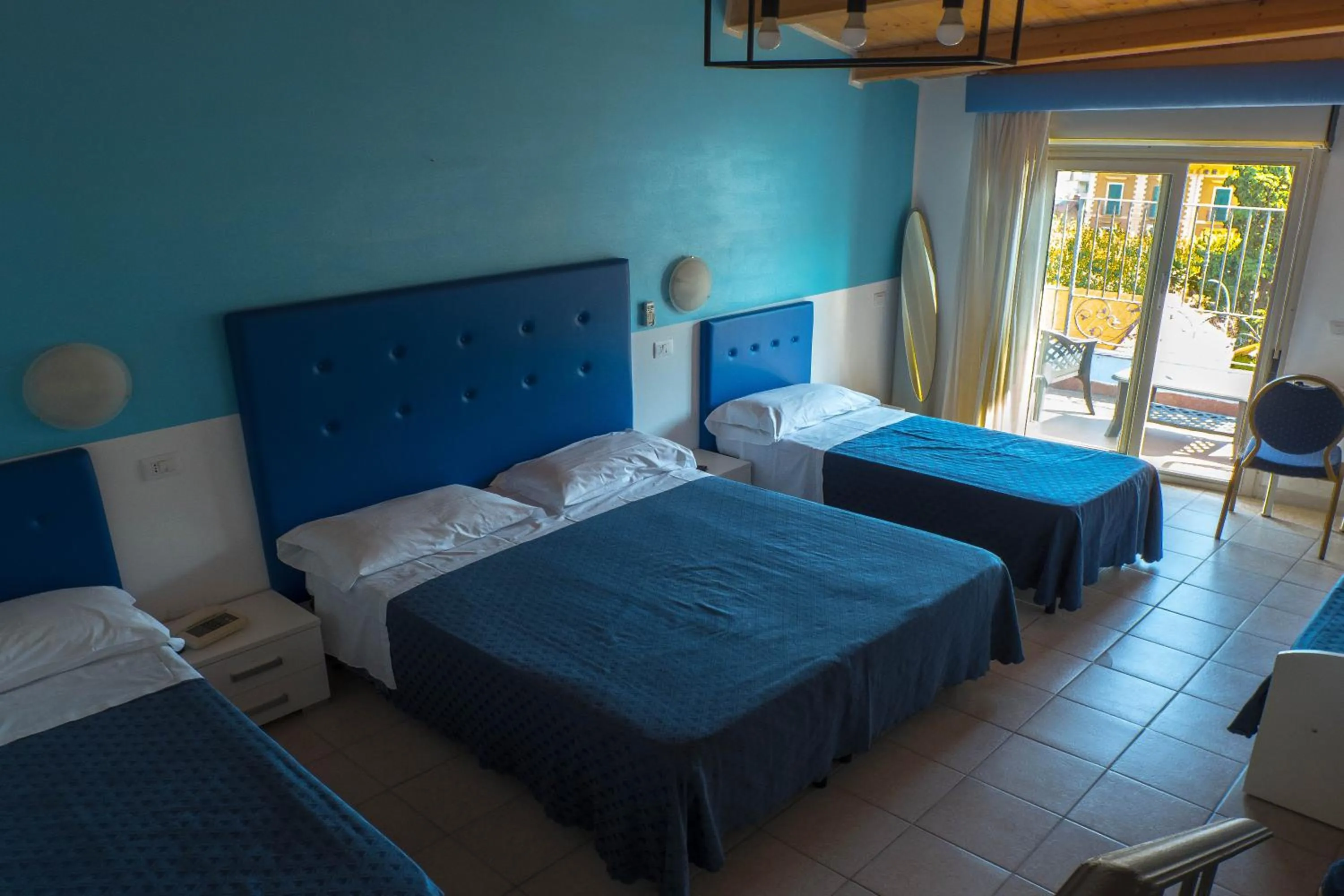 Bed in Hotel Albatros