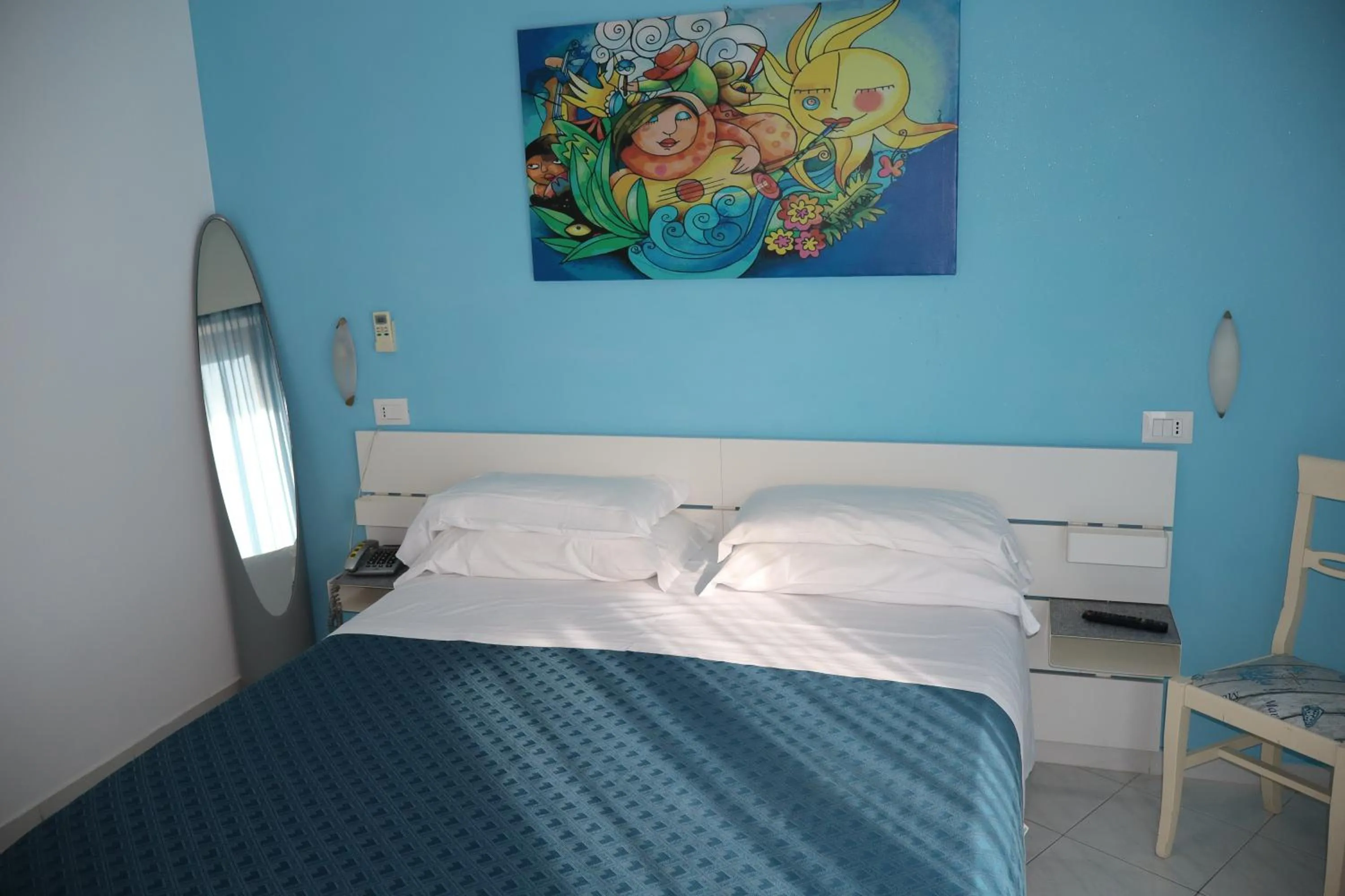 Bed in Hotel Albatros
