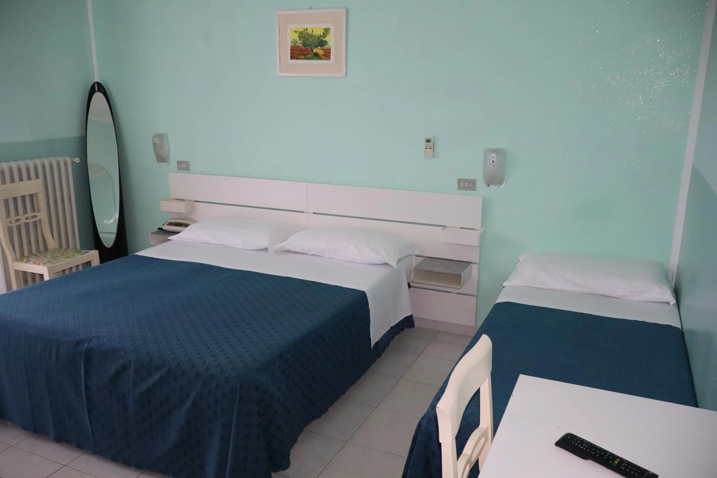 Bed in Hotel Albatros