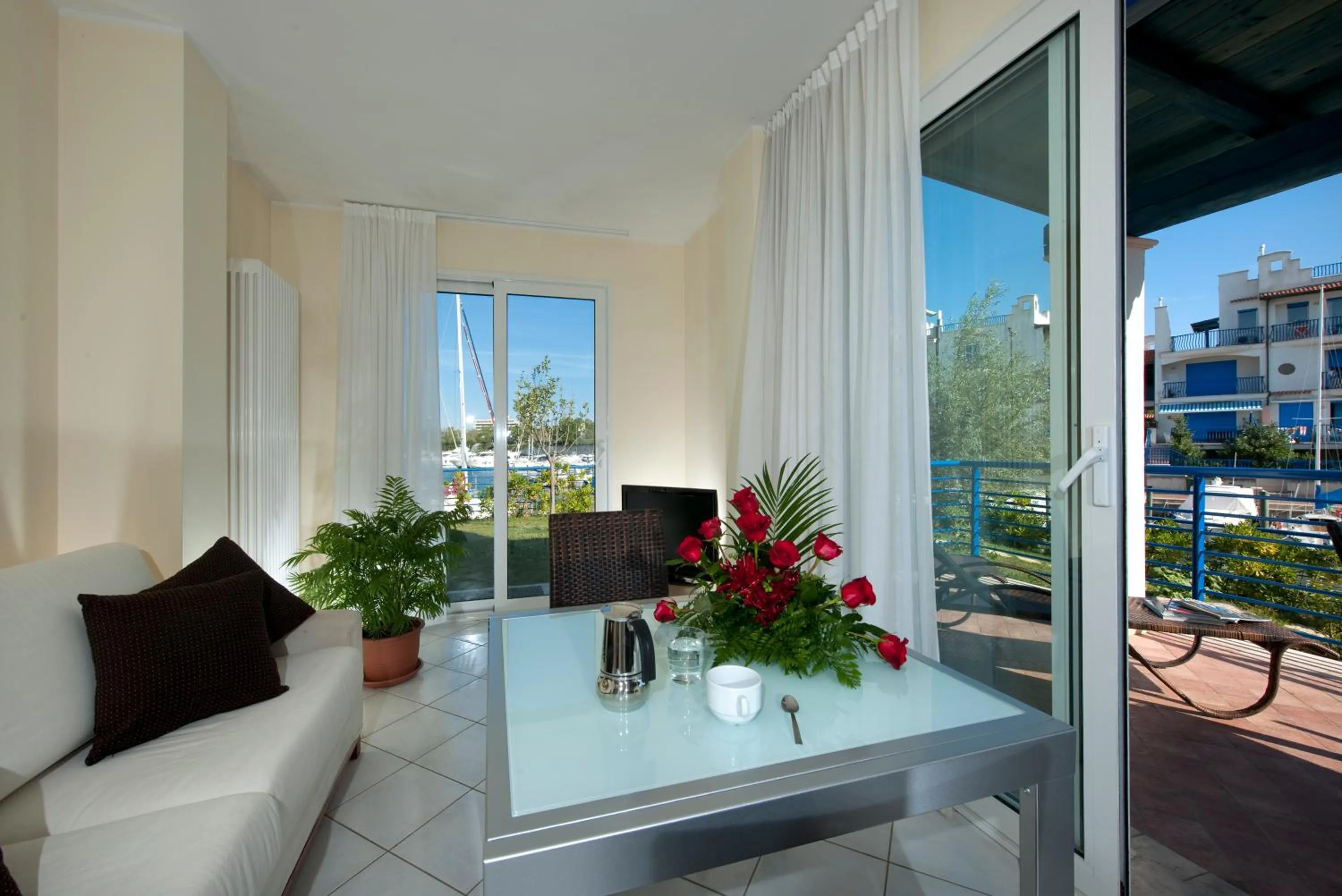 Living room in Portoverde Beach Apartments