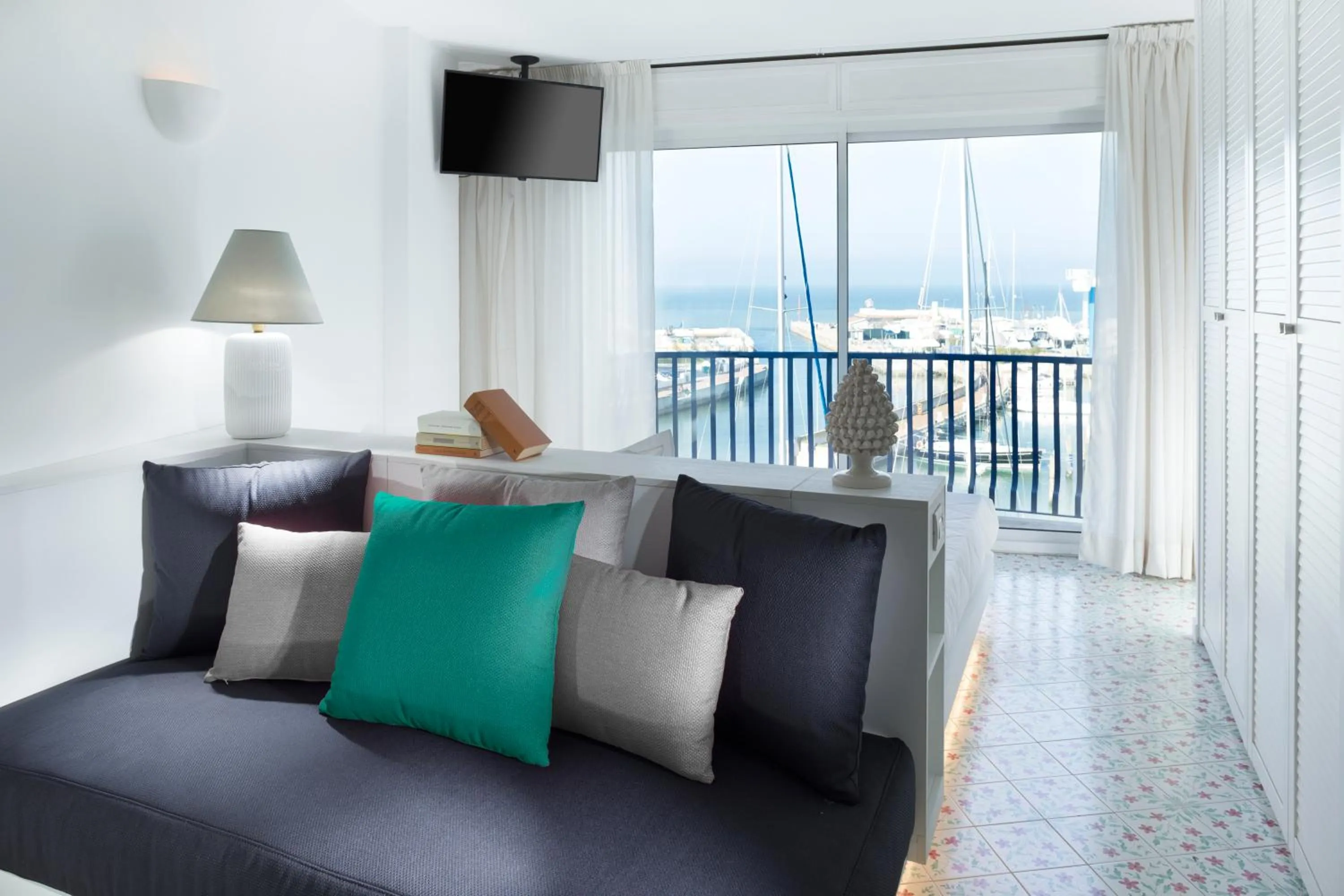 Living room in Portoverde Beach Apartments