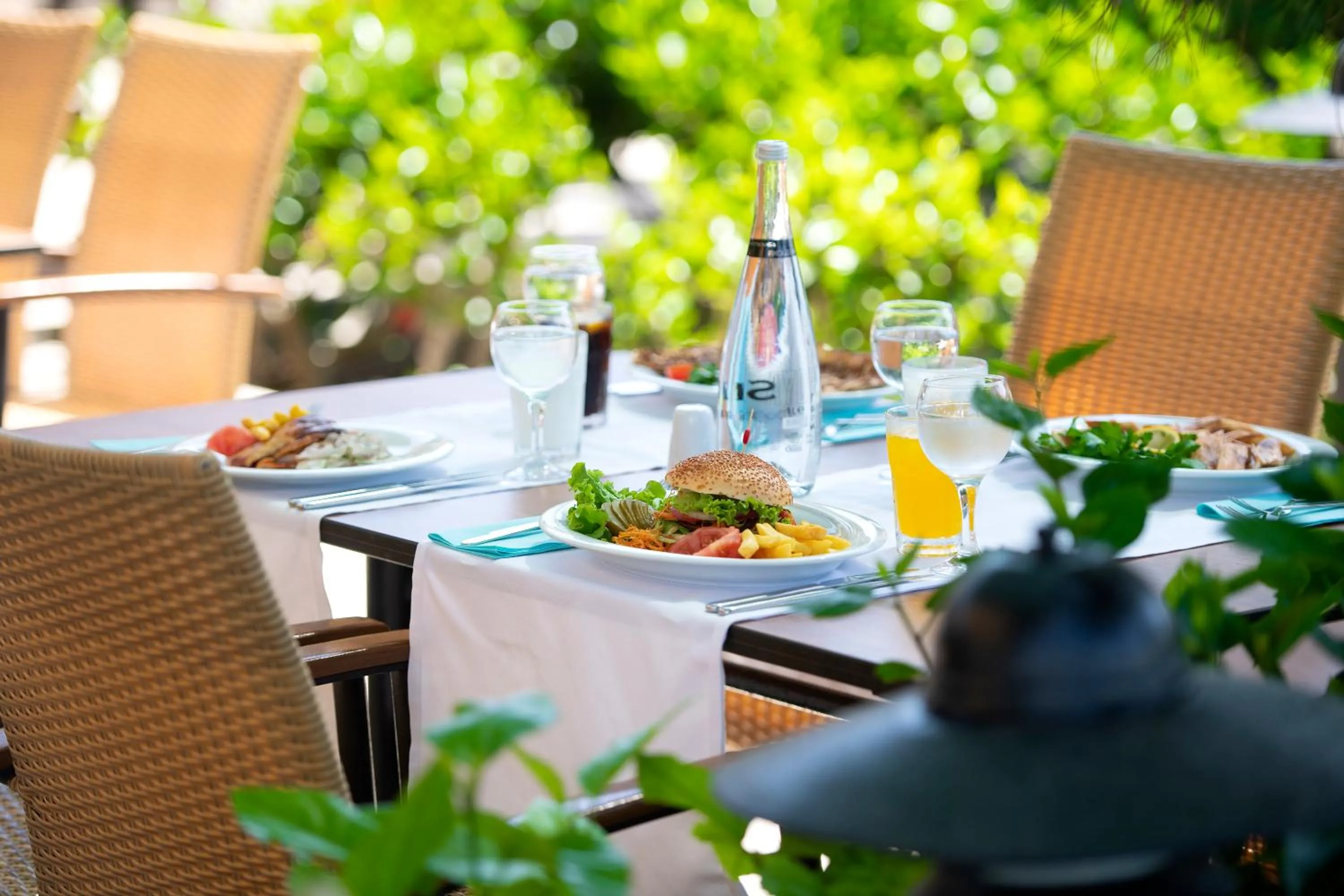 Food in Turquoise Hotel